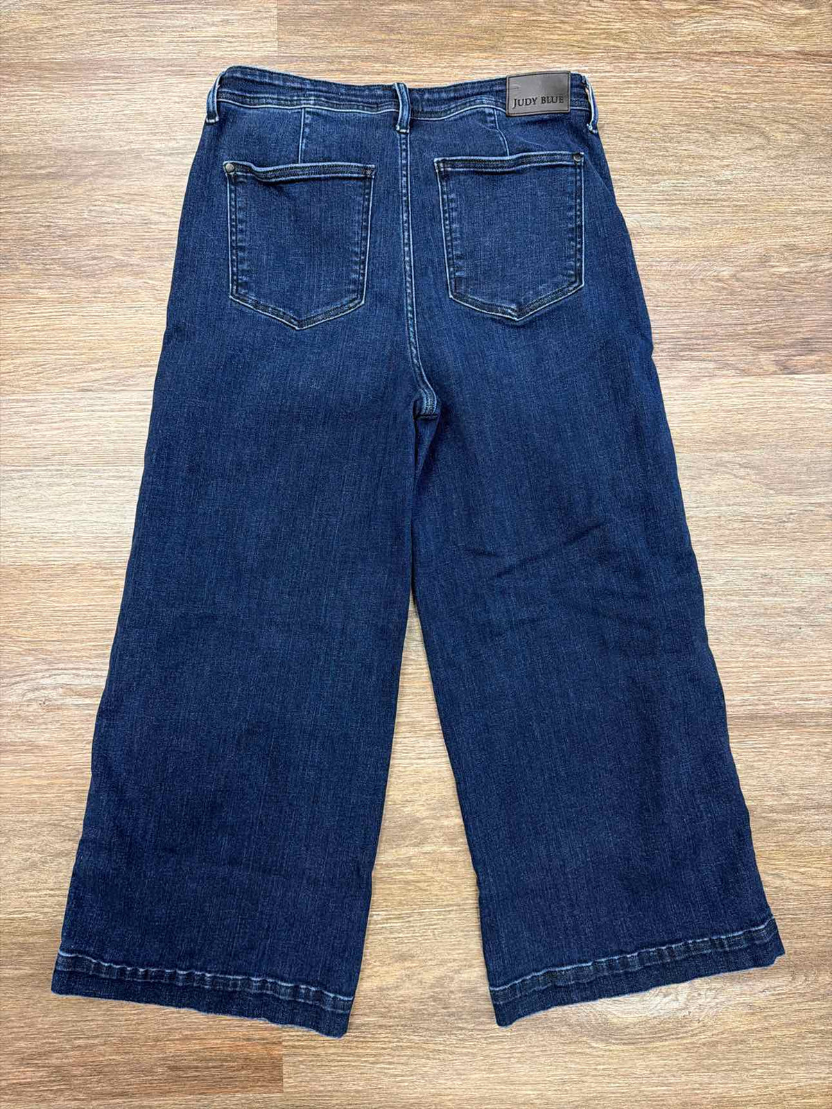 Judy Blue Size 13 Ankle Wide Leg Denim Dark Wash Jeans