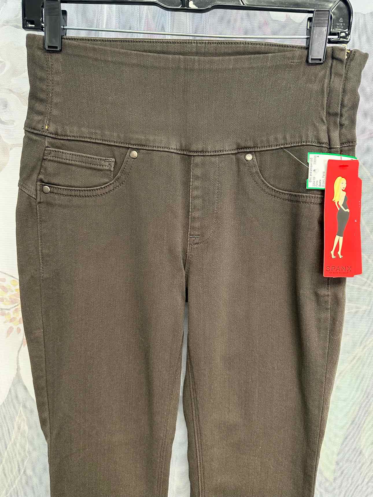Spanx Size Medium Brown Pants