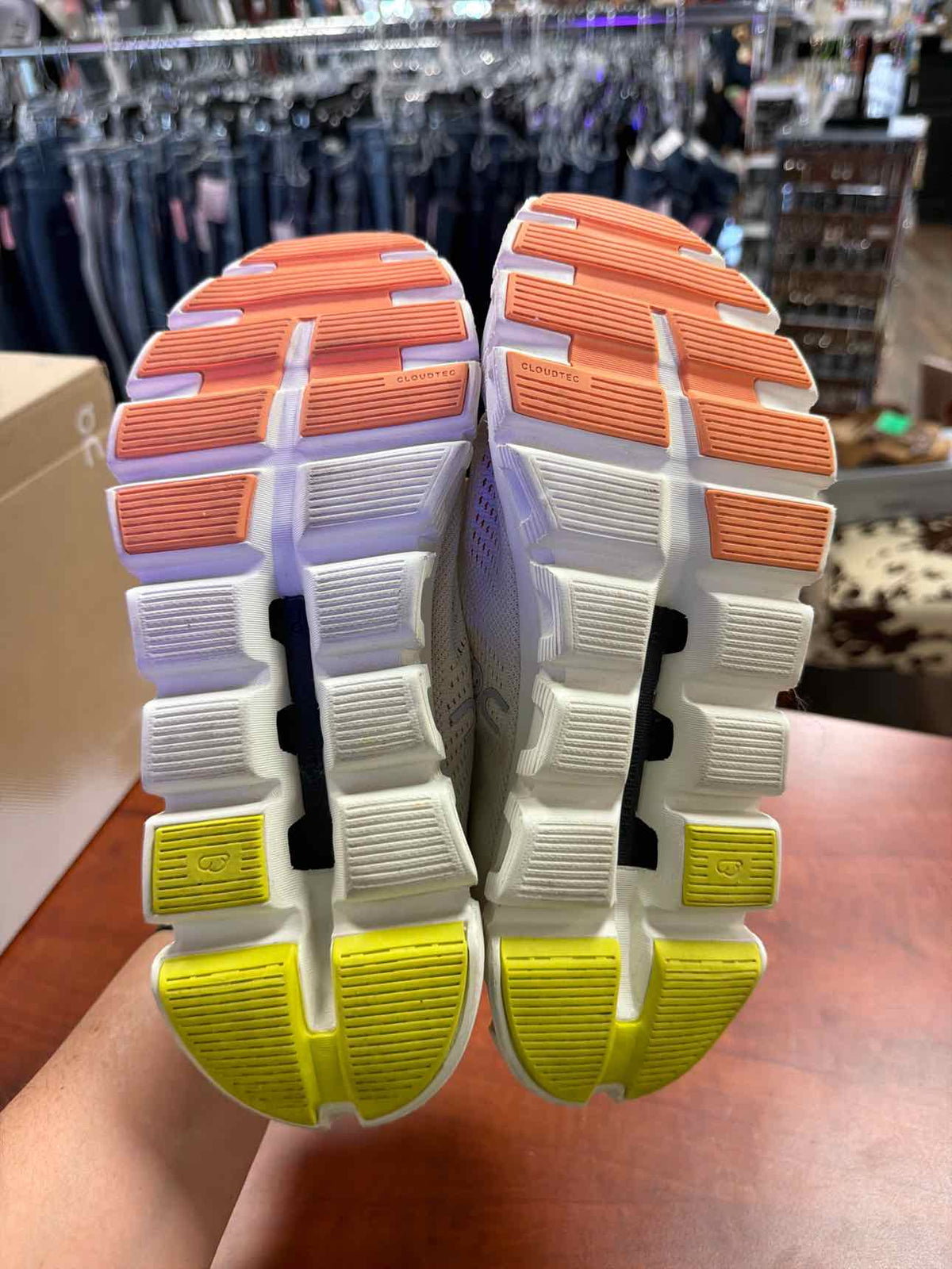 On Cloud 6 Coast Aloe Limelight Sneakers Size 8