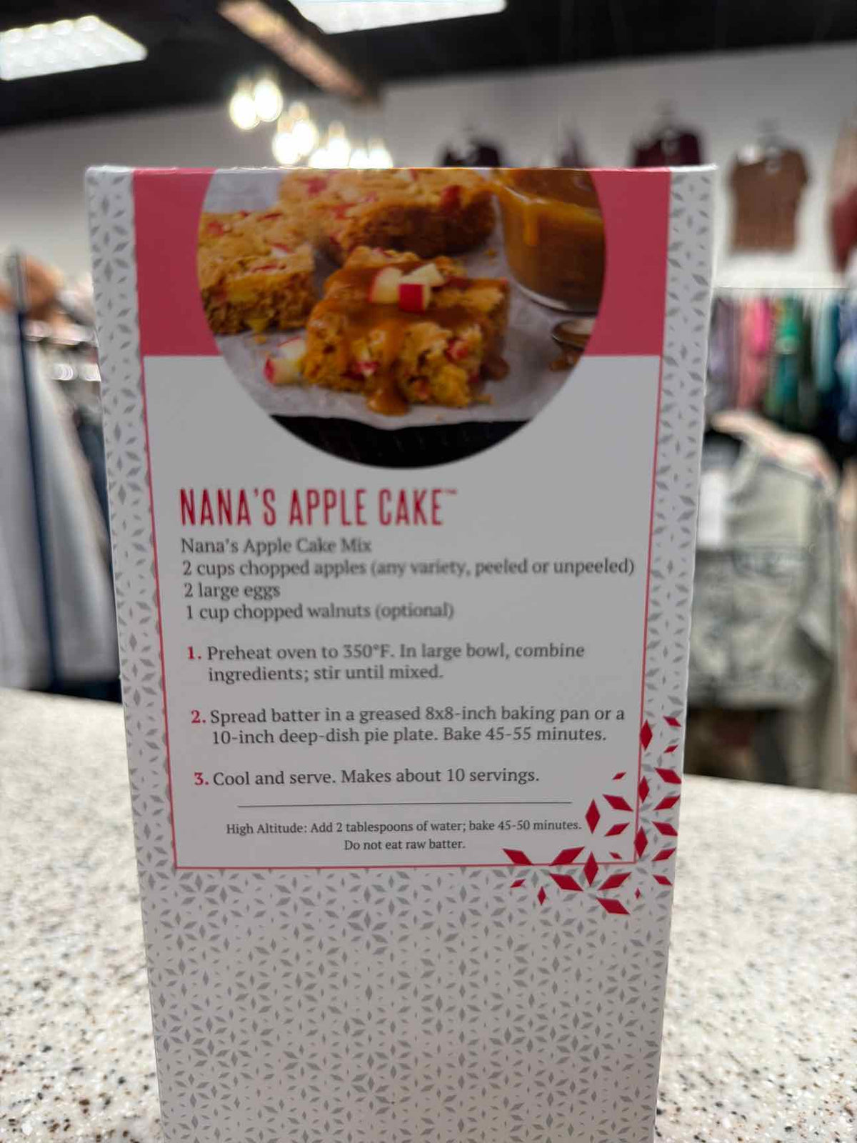 Tastefully Simple Nana's Apple Cake Mix Food
