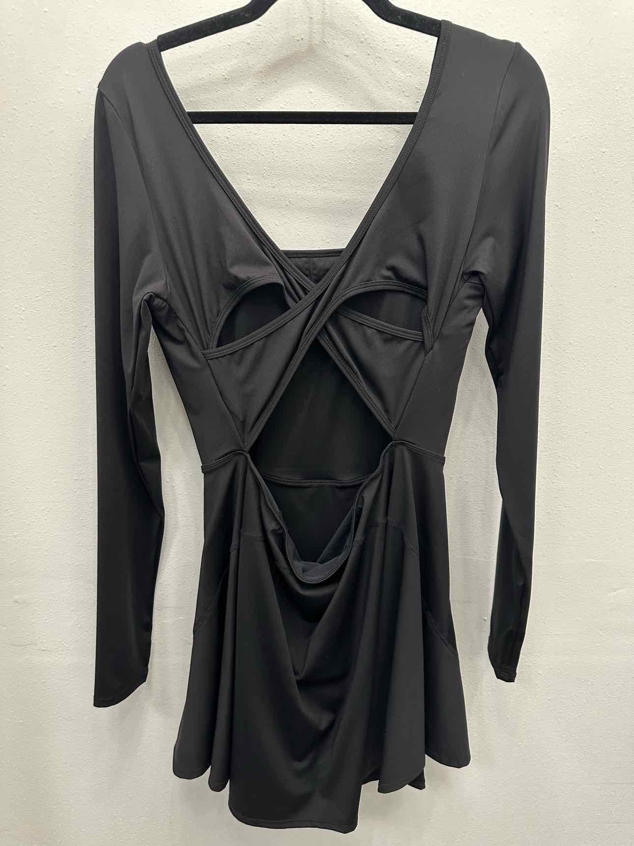 Halara NEW NWT Softly Zero Airy Romper Size Large Black Dress