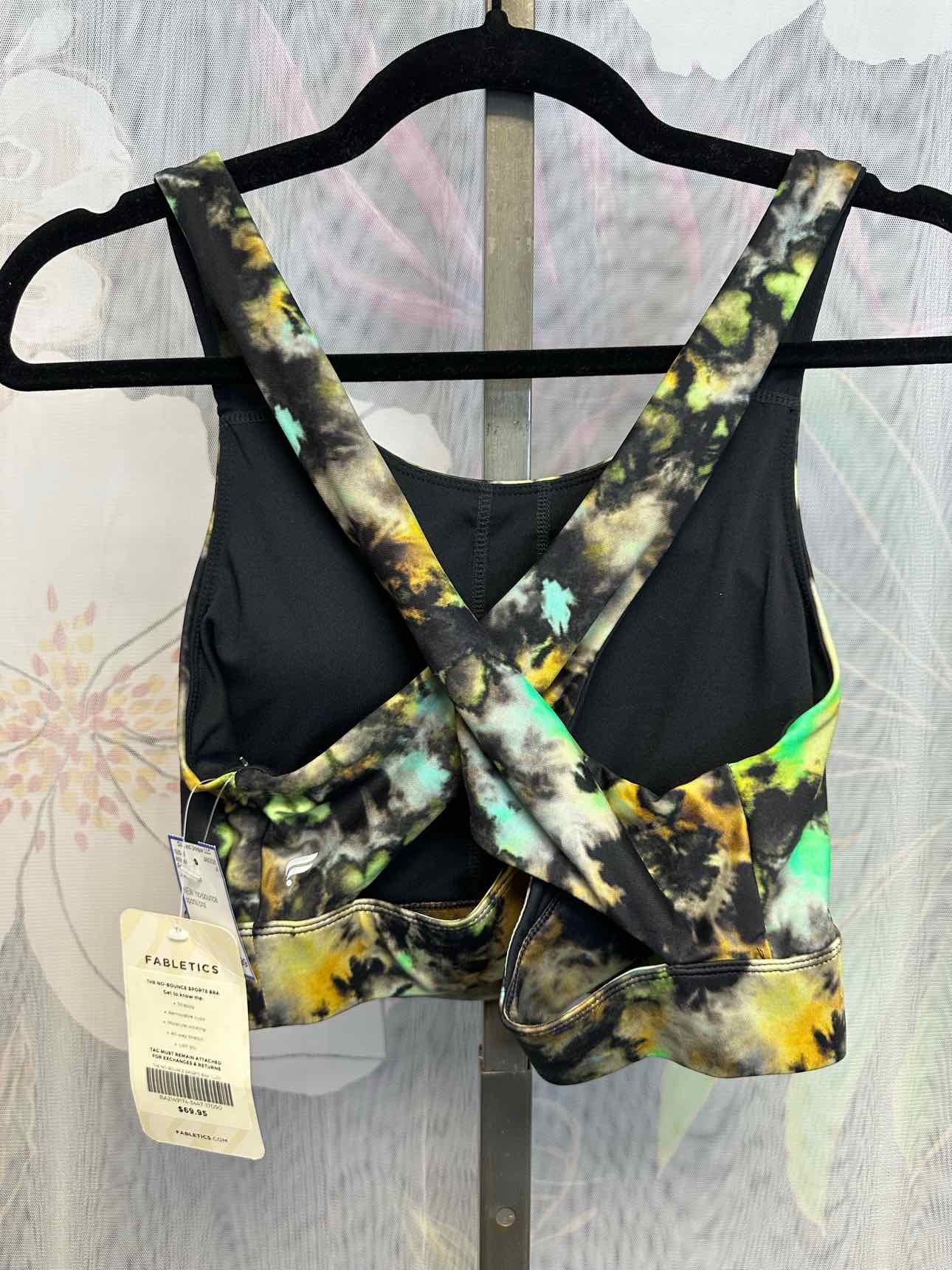 Fabletics Size Large Olive No Bounce Sports Bra Athletics NEW NWT
