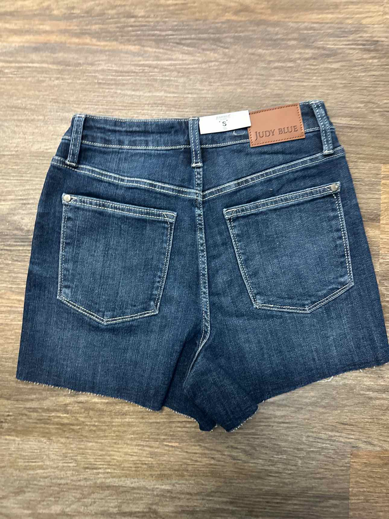 Judy Blue High Waist Criss-Cross Waistband Cut Off Shorts