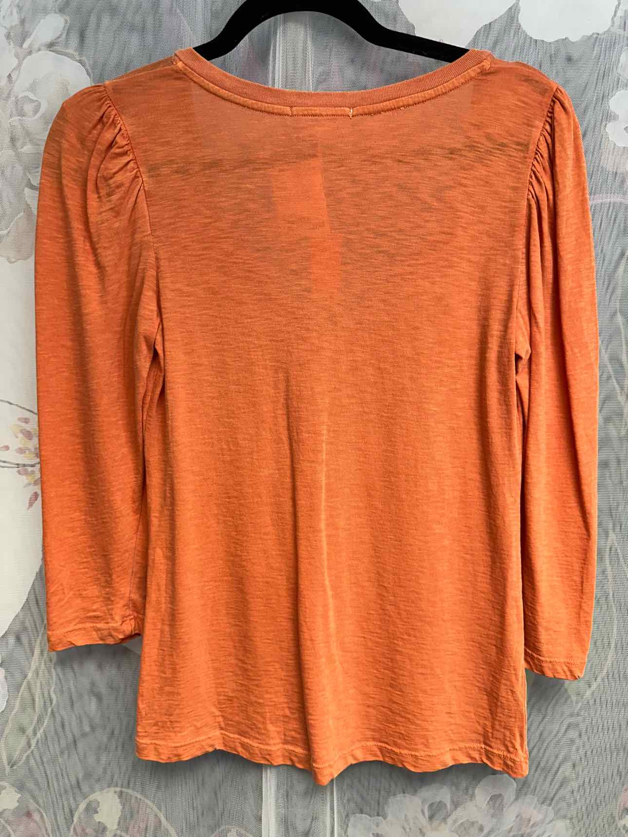Sundry NEW NWT V-Neck Lightweight Heathered Size 1 Orange Top