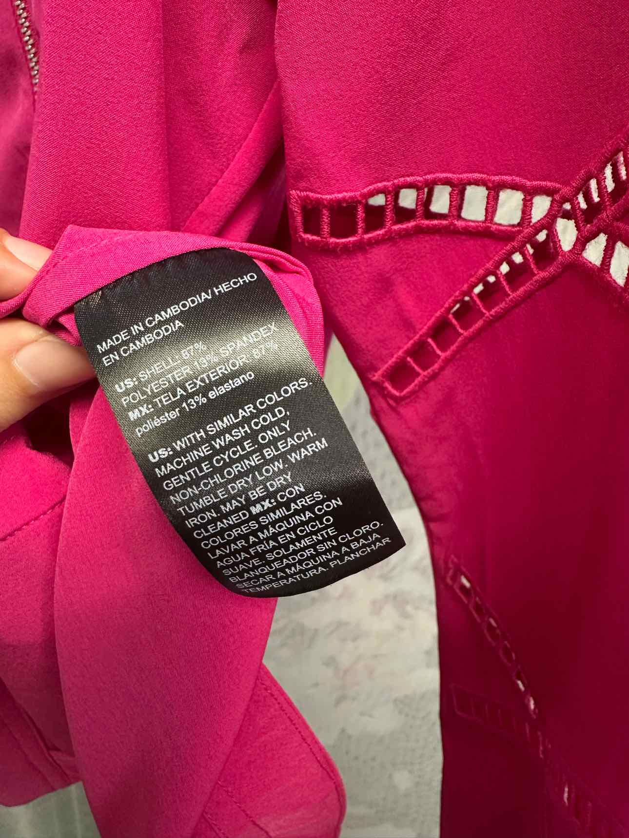 Chico's Size 3 Hot Pink Jacket
