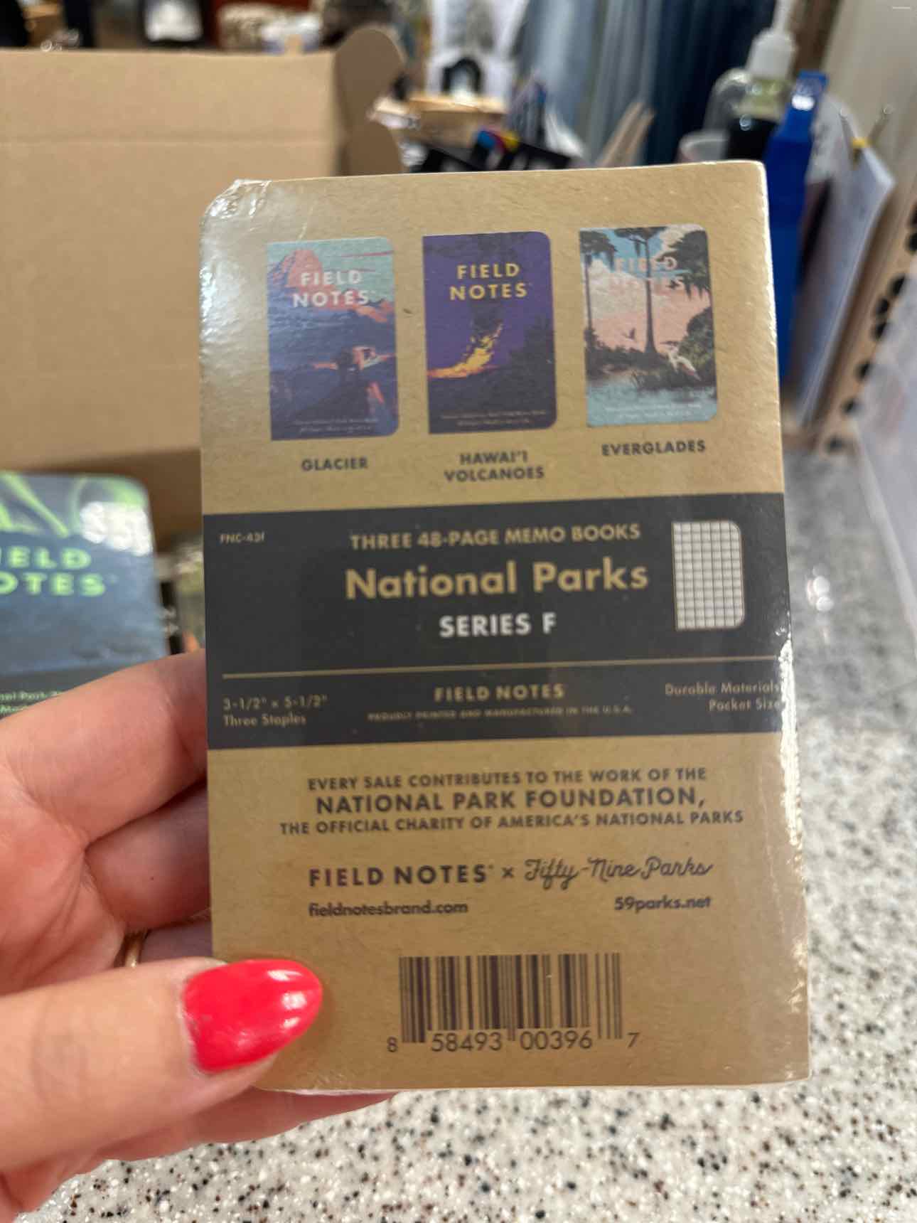 Field Notes National Parks Series D Stationary