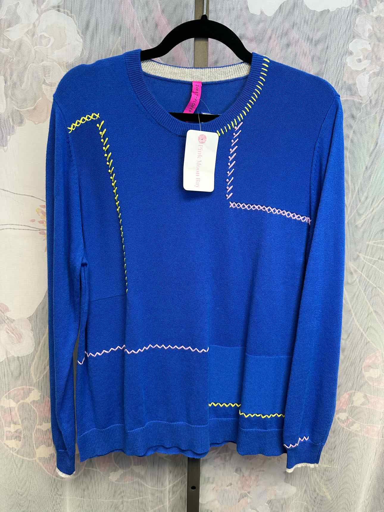 Zaket & Plover Size Large Blue Top