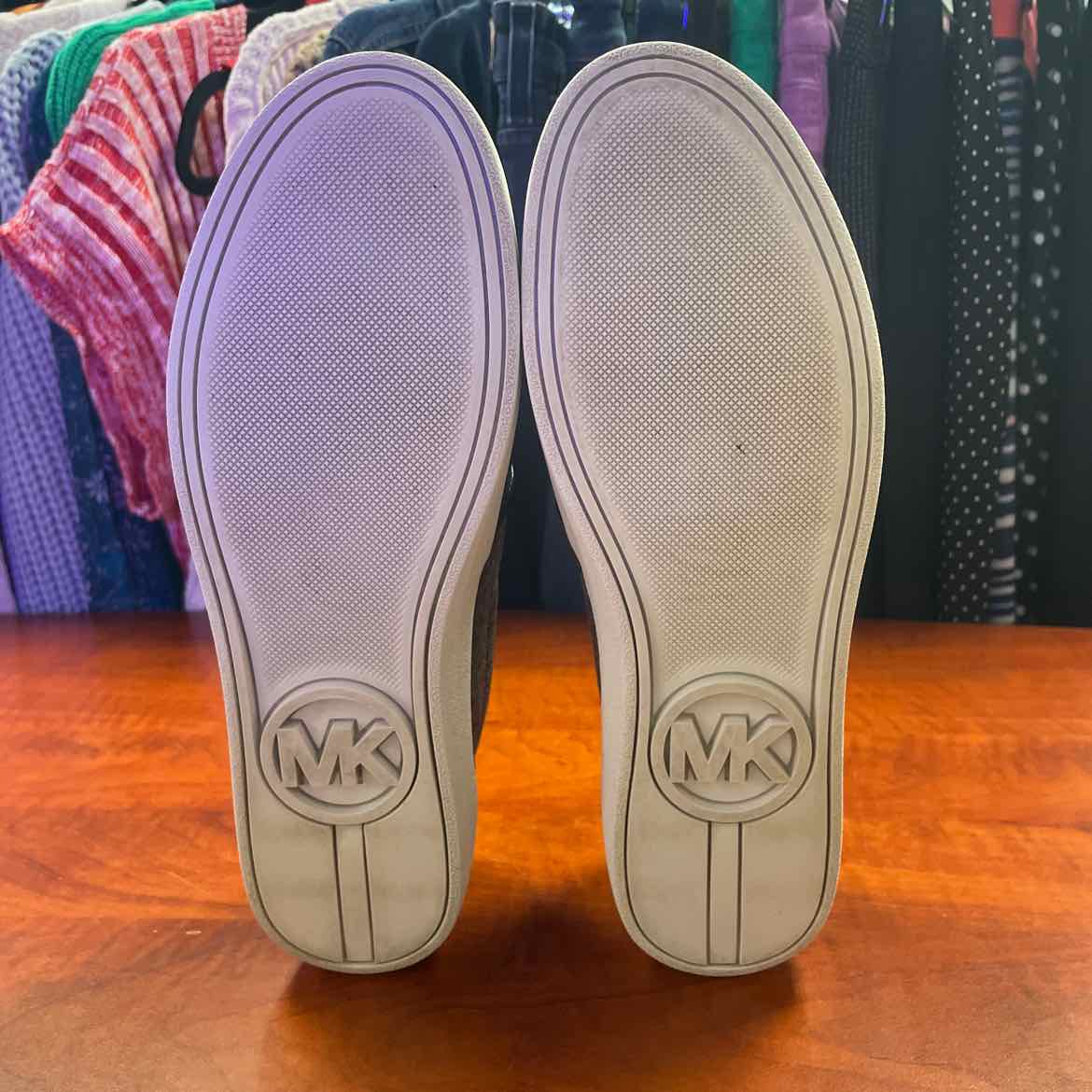 Michael Kors Keaton Logo Slip-On Sneakers Size 8 1/2