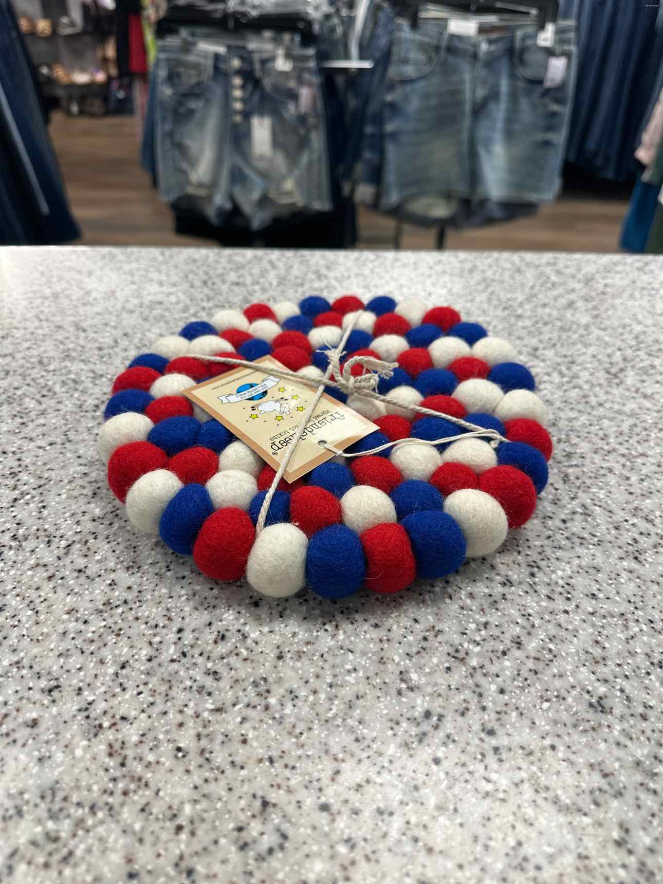 8" Eco Trivet 100% Wool