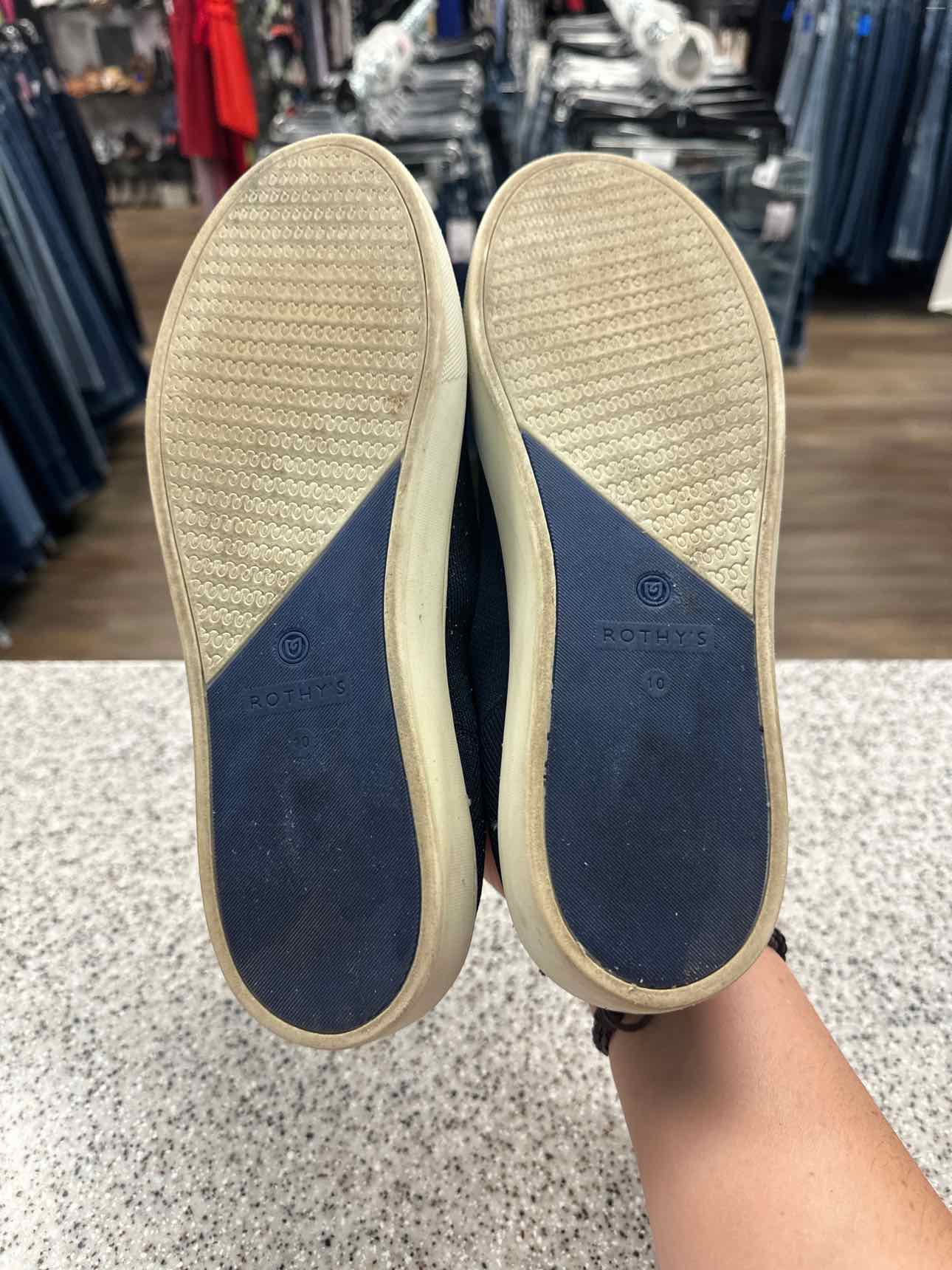 Rothy Size 10 Navy Shoes