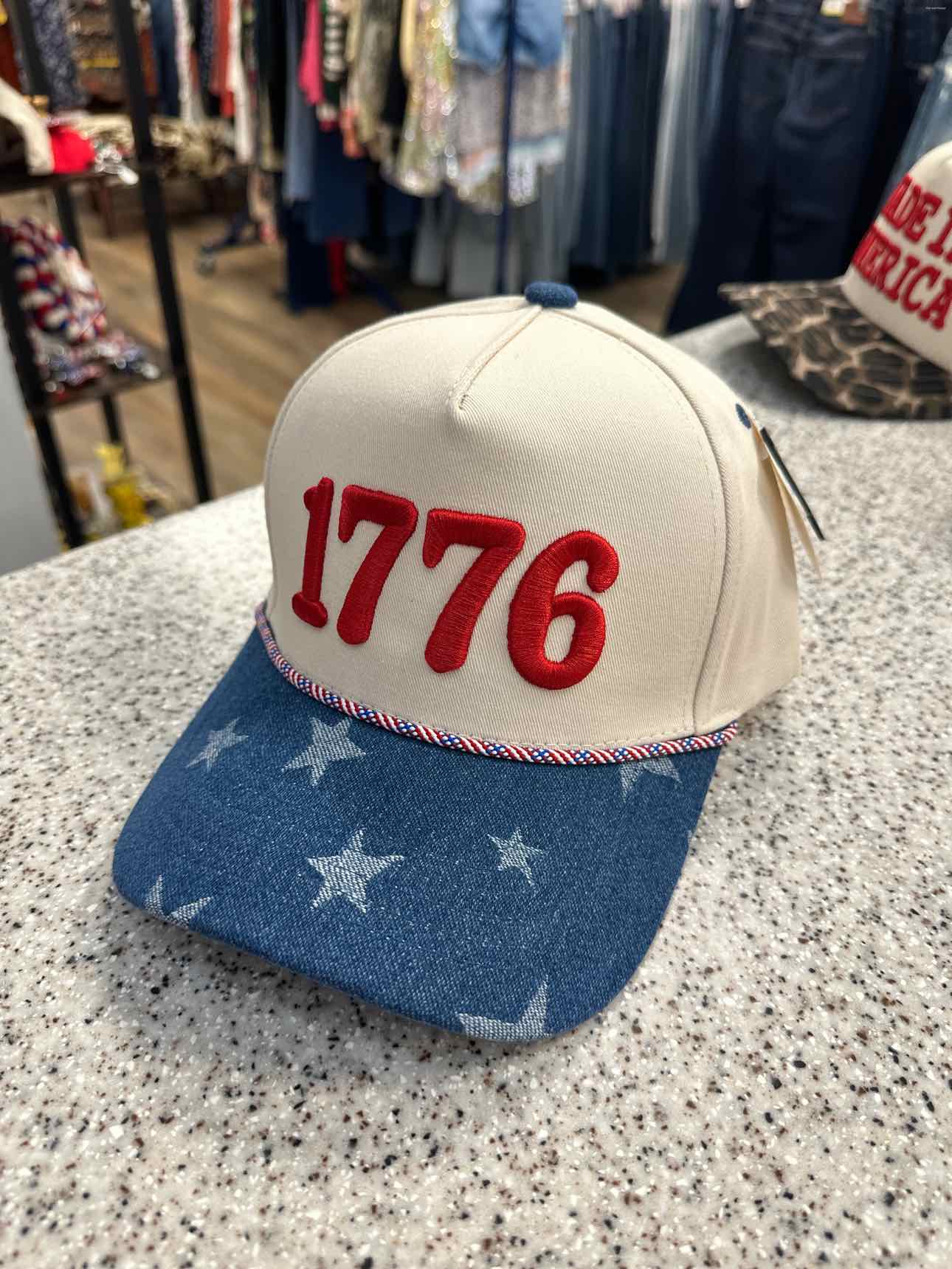 "1776" Embroidered Americana Baseball Cap Hat