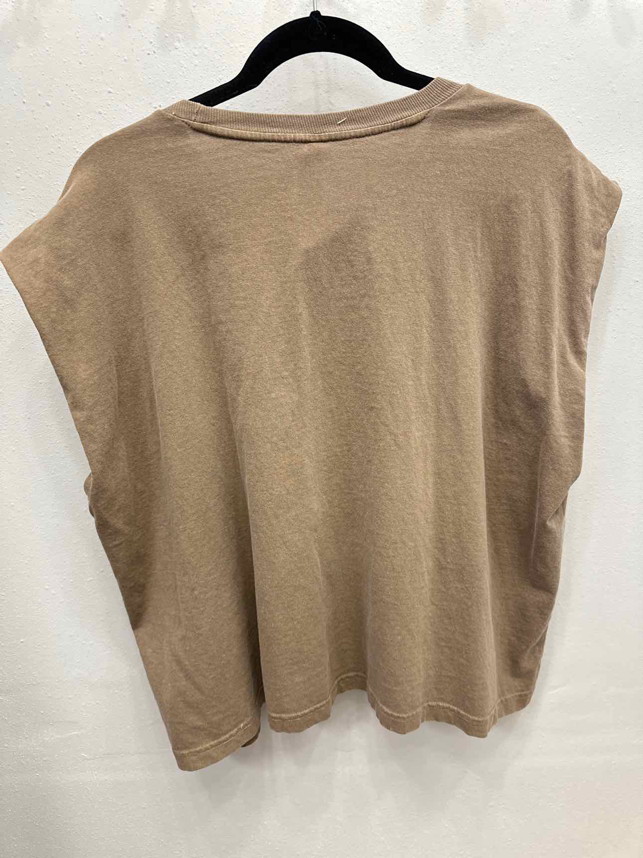 Blakeley "Desert Child" Graphic Muscle Tee Size 2X Brown Top