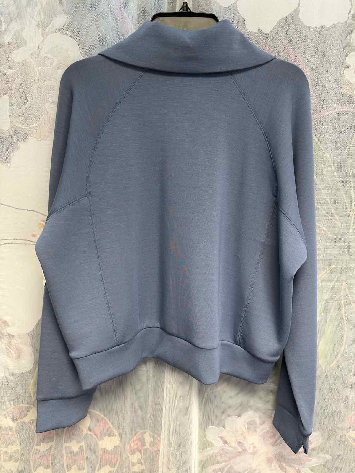Spanx Size XL Dusty Blue sweat shirt