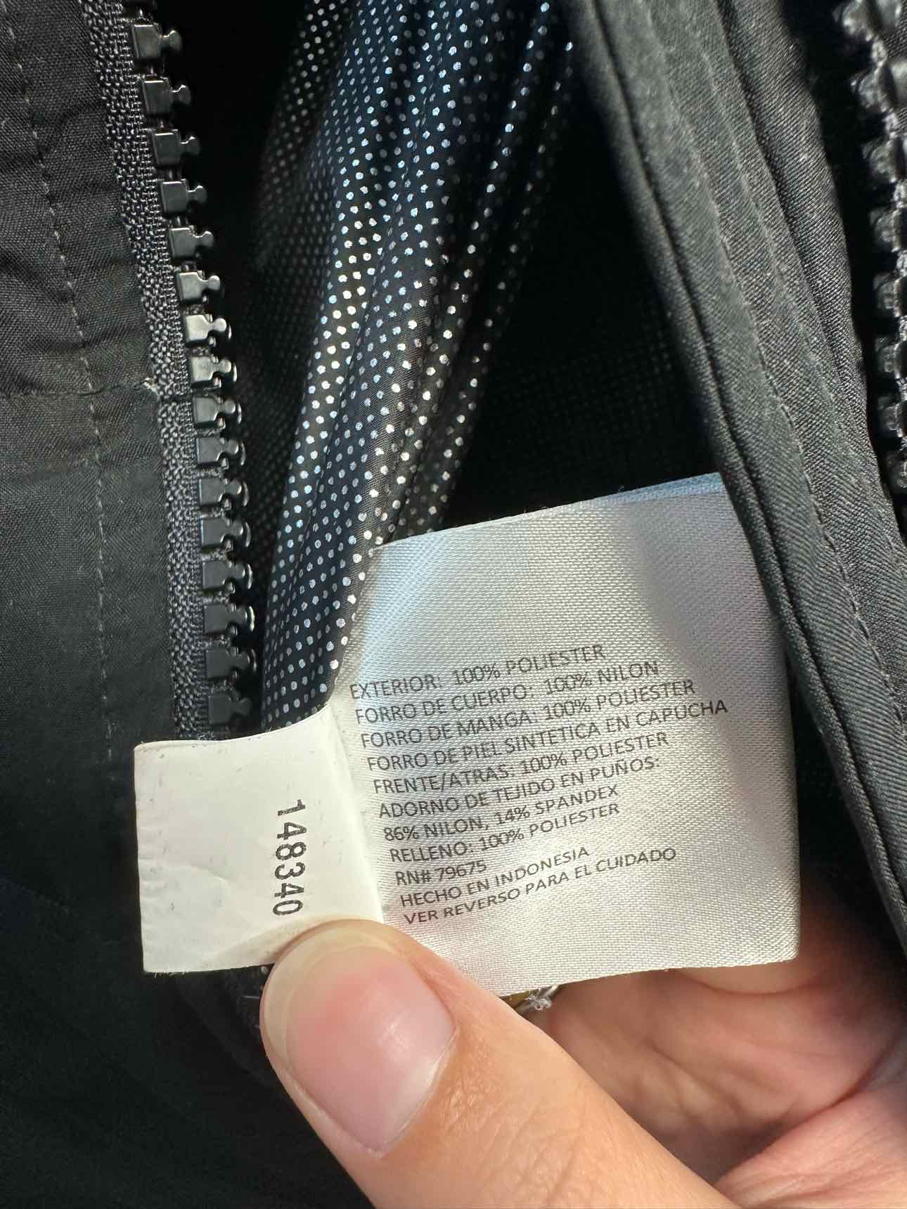 Michael Michael Kors Sherpa Lined Hood Zip Up Small Black Quilted Puffer Coat