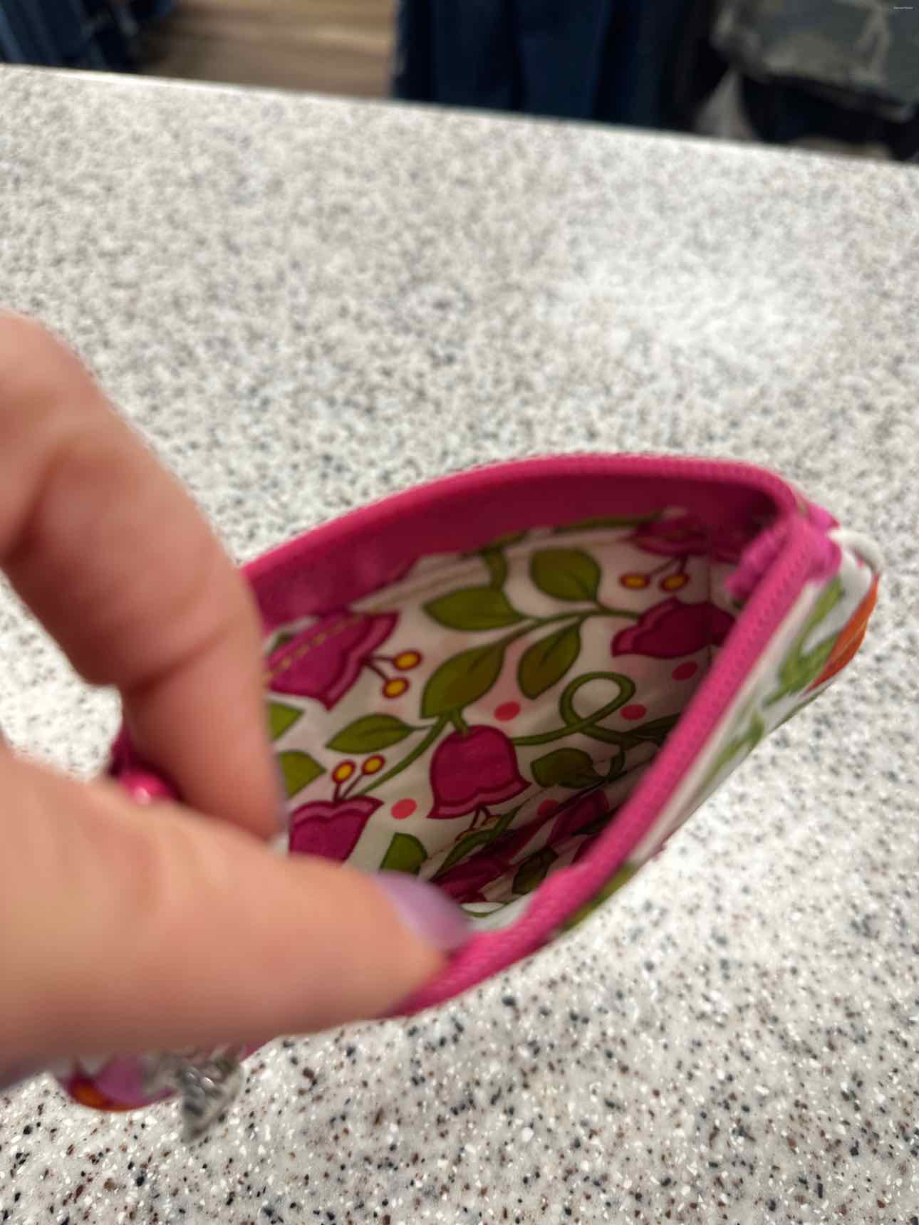 Vera Bradley Size XS Pink/Green Wallet