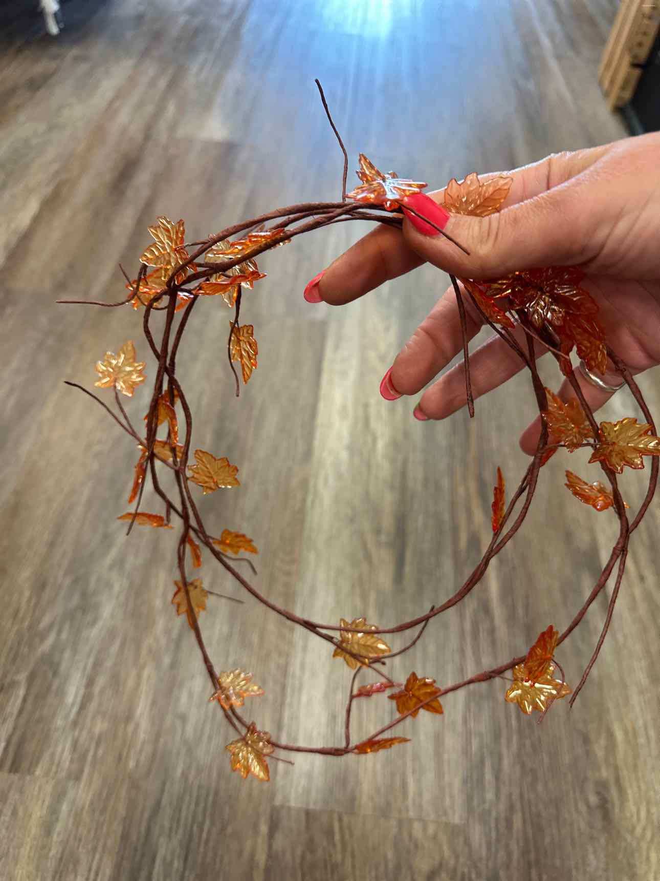 Two Fall Leaf Strands of Garland Home Decor