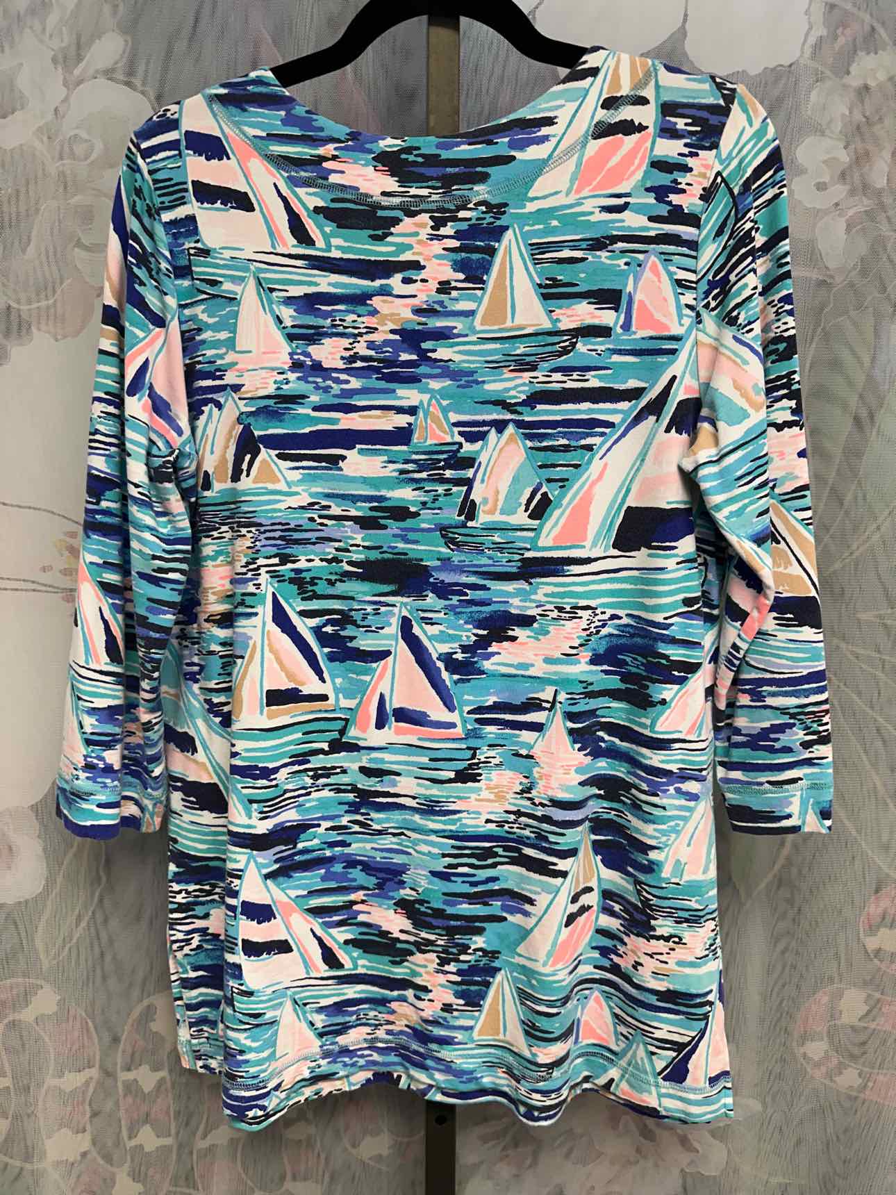 Lilly Pulitzer Size Medium Aqua Top