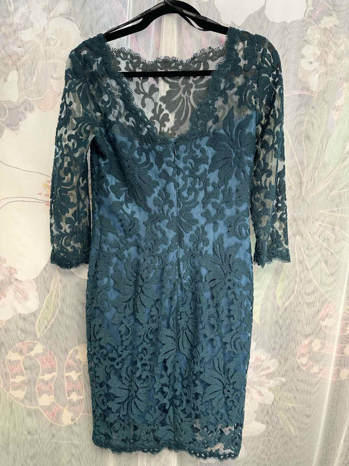 Tadashi Size 6 Teal Dress
