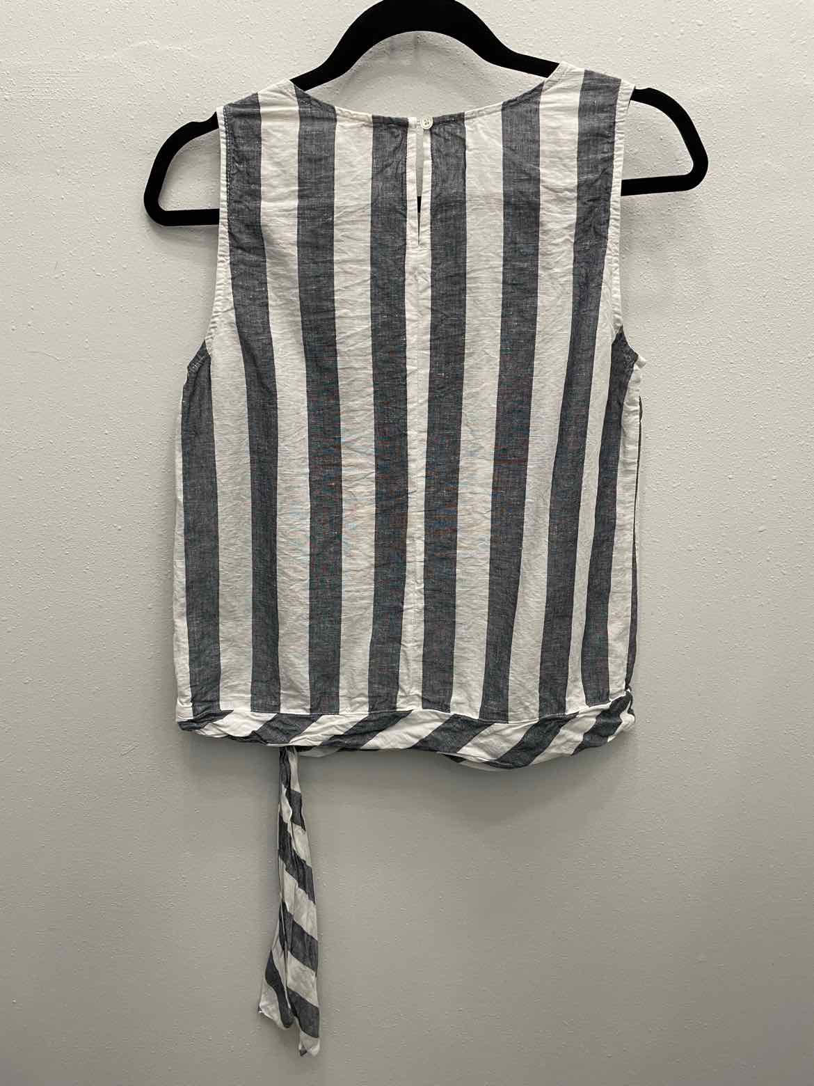 J. Crew Size 4 White/Grey Top