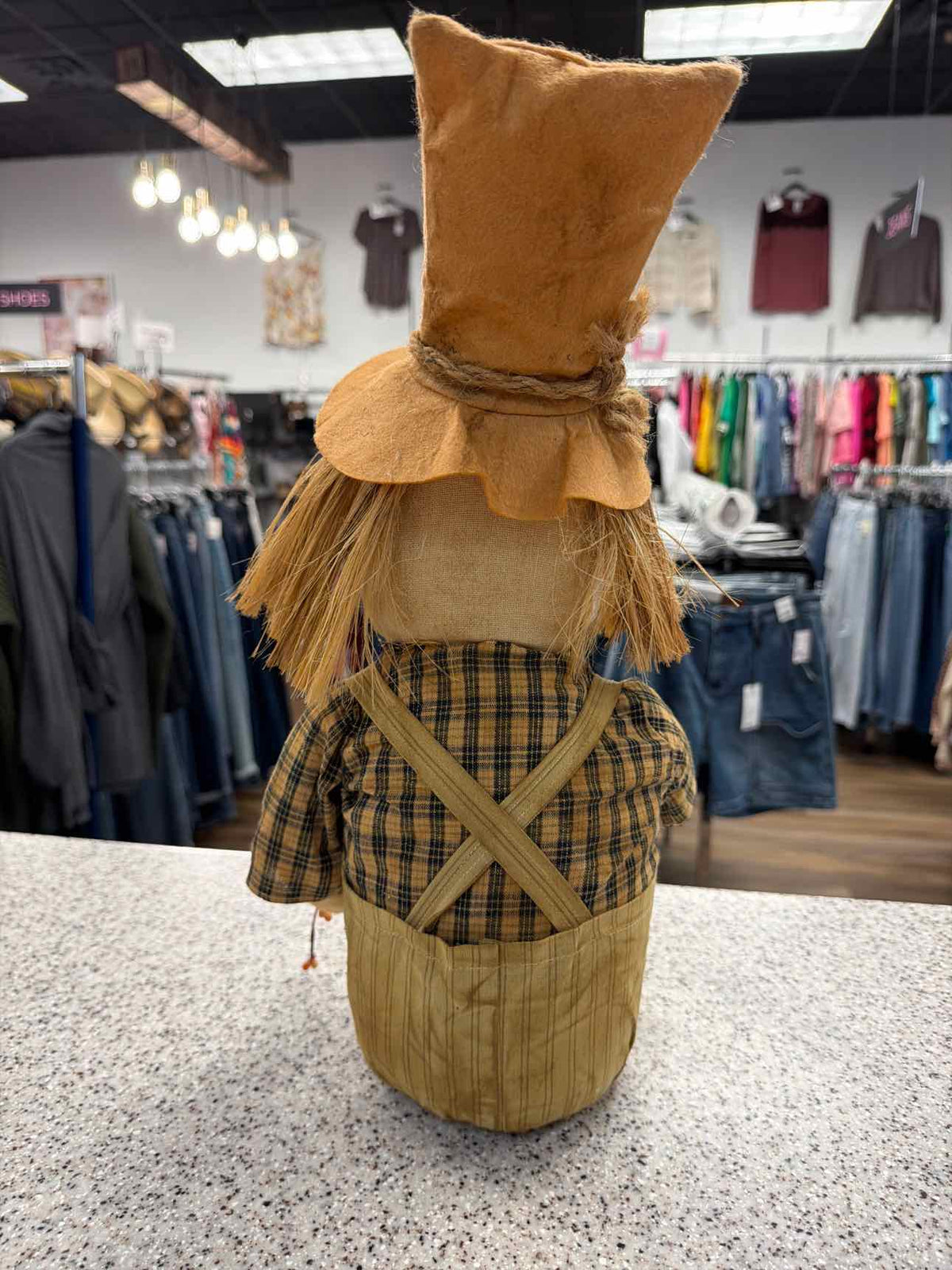 Primitive Fall Harvest Scarecrow Man Household