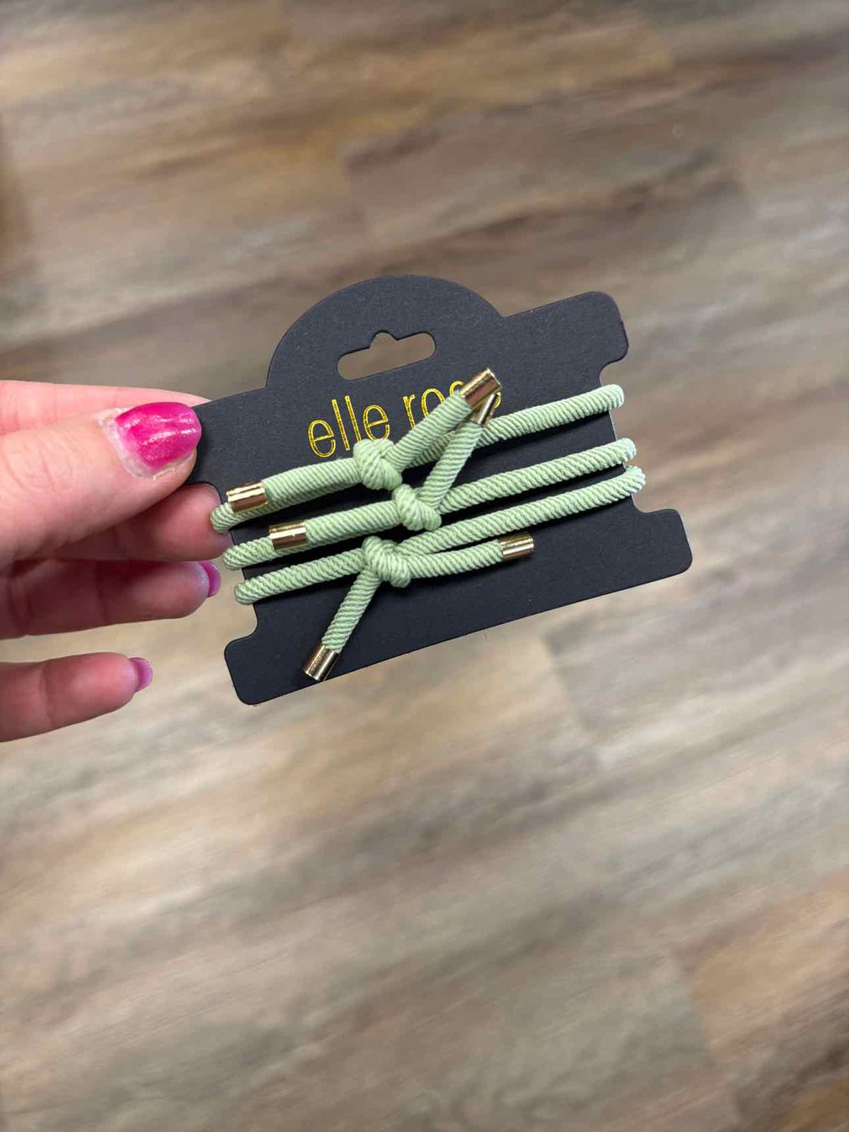 Elastic Hair Tie and Bracelet Trio