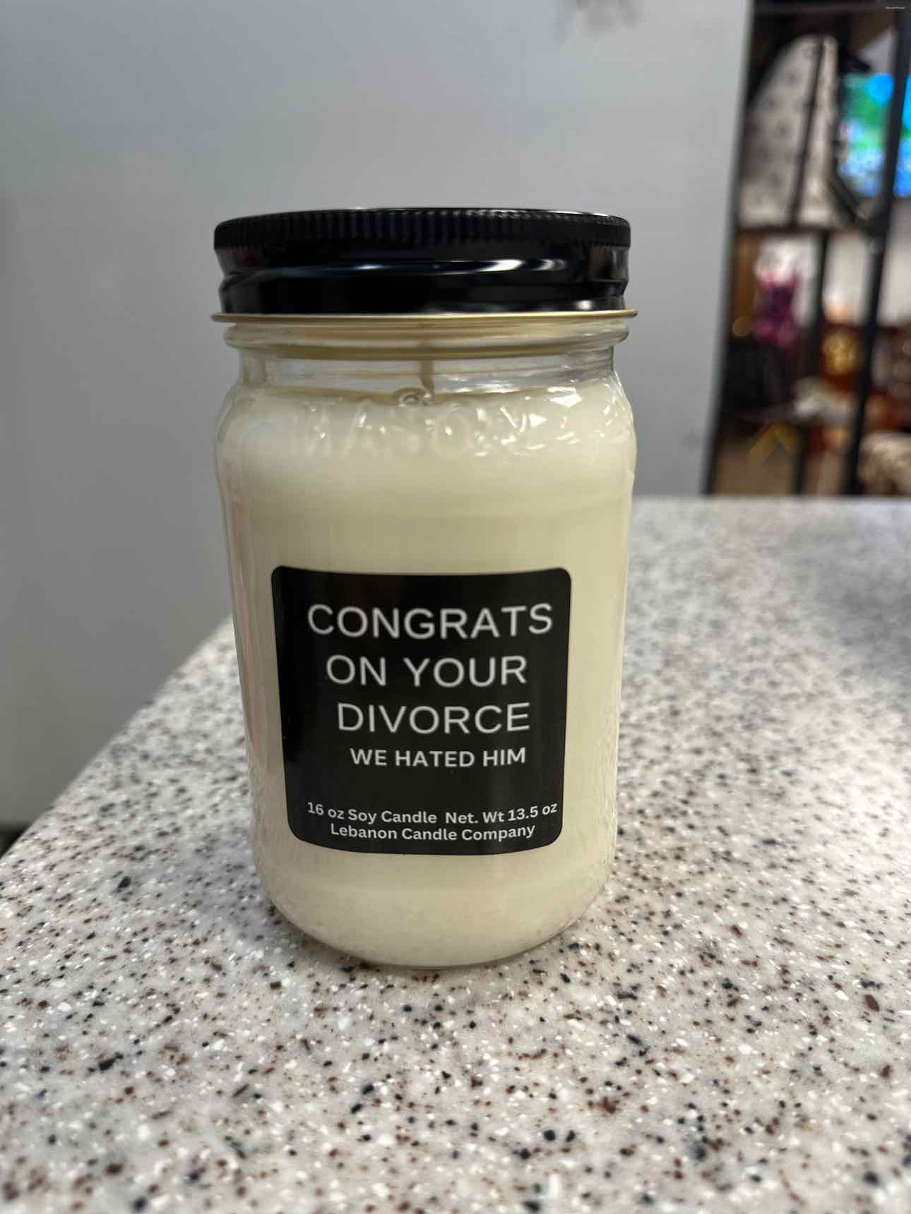 Lebanon Candle Co Size 13.5 oz 100% Soy Mason Jar Candle