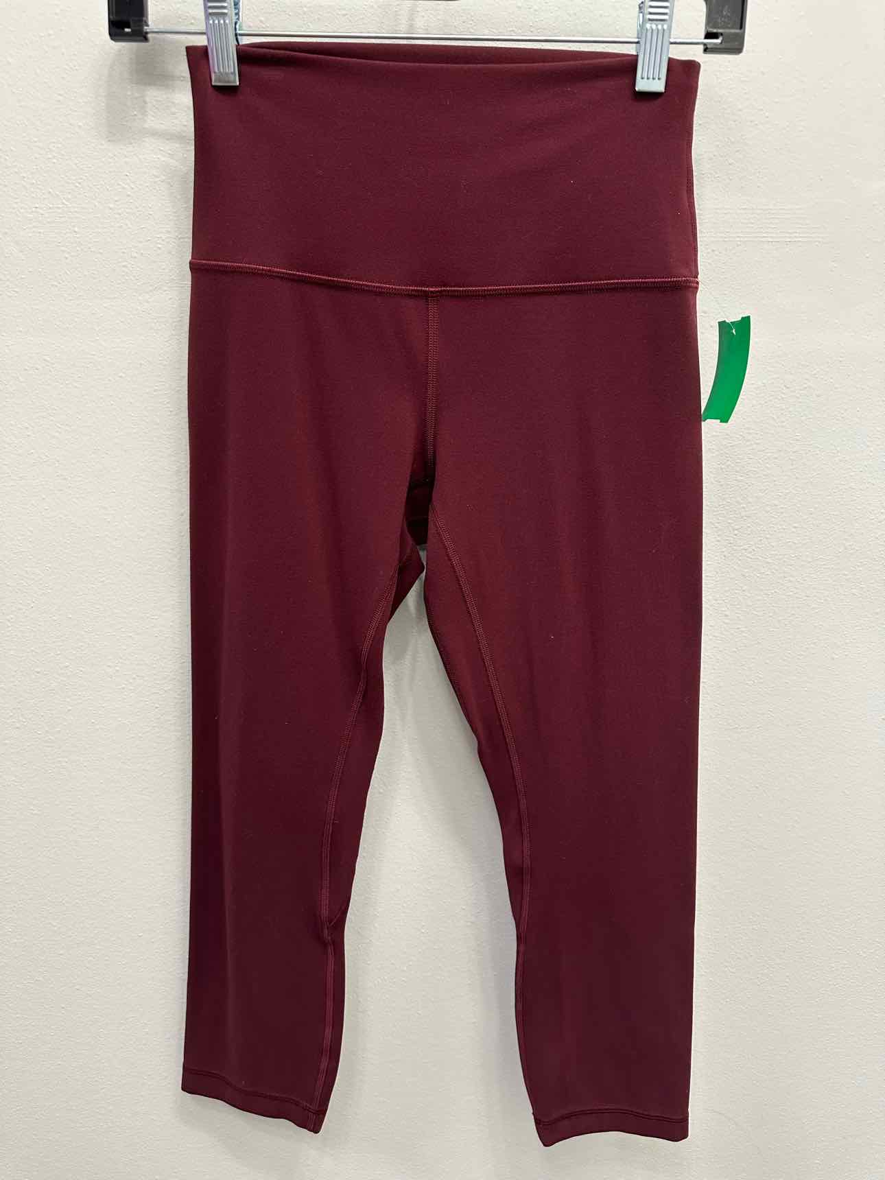 Lululemon Align High Waist Size 4 Cranberry Capri Leggings