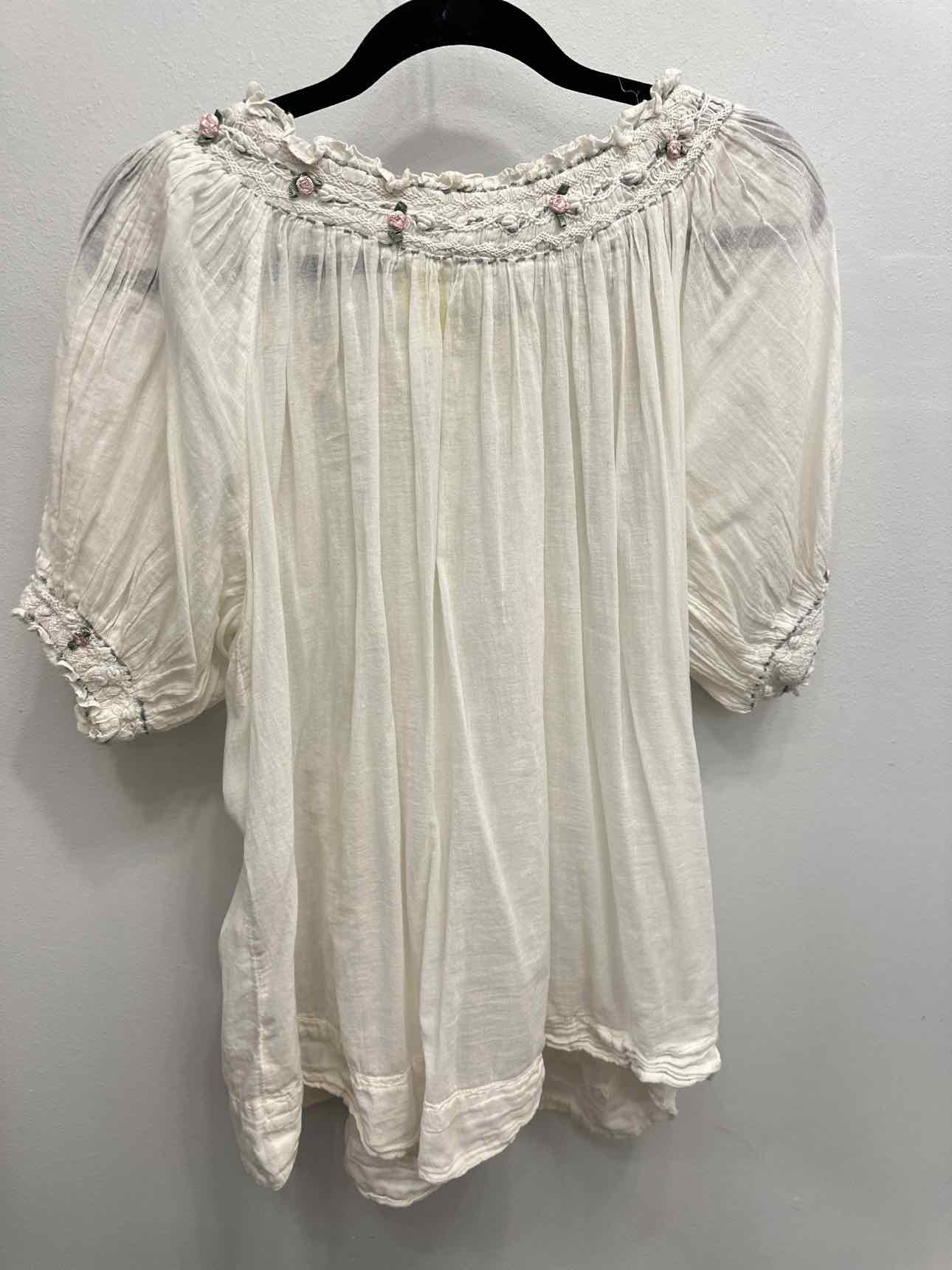 Free People Size Small White Top