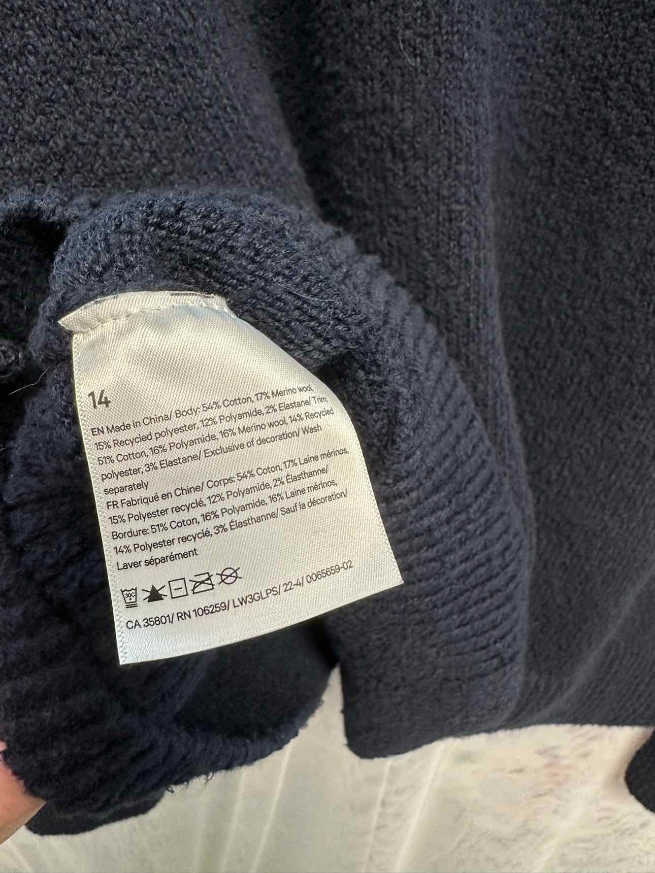 Lululemon Size 14 Navy Top