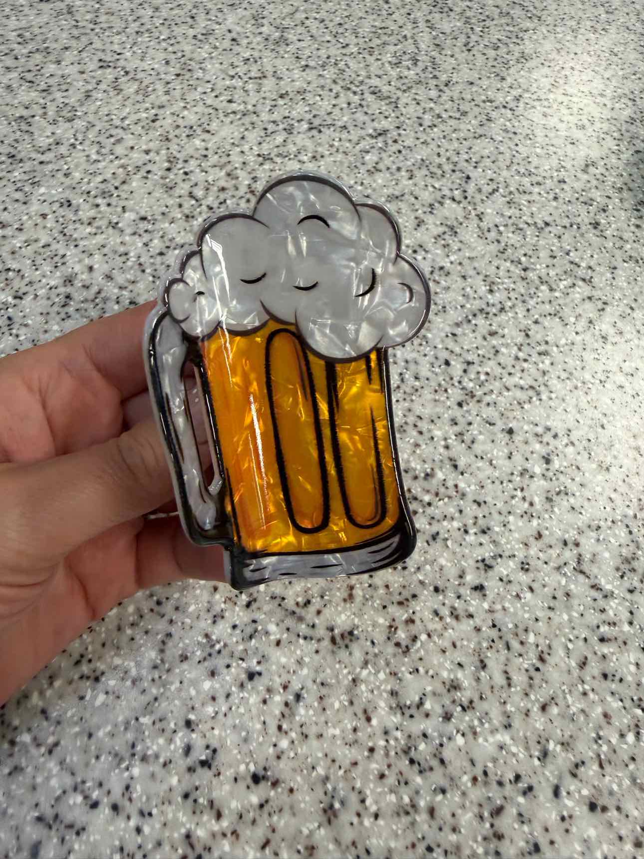 Beer Claw Hair Clip