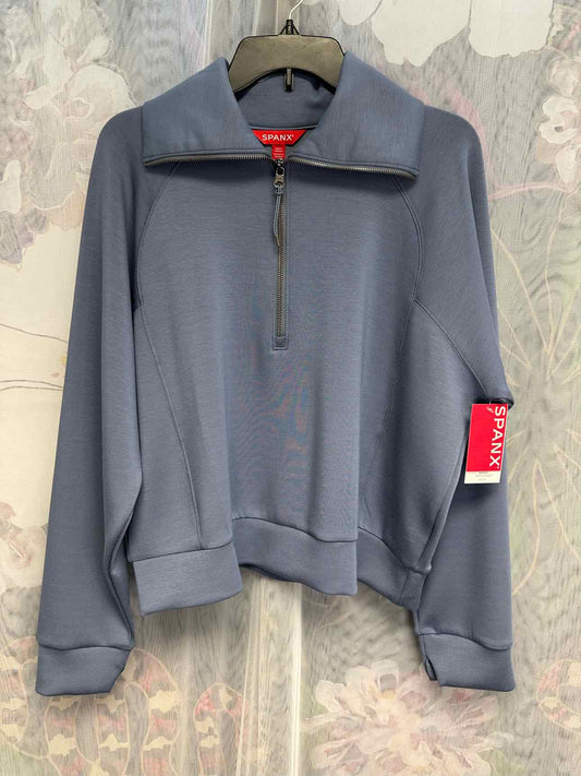 Spanx Size XL Dusty Blue sweat shirt
