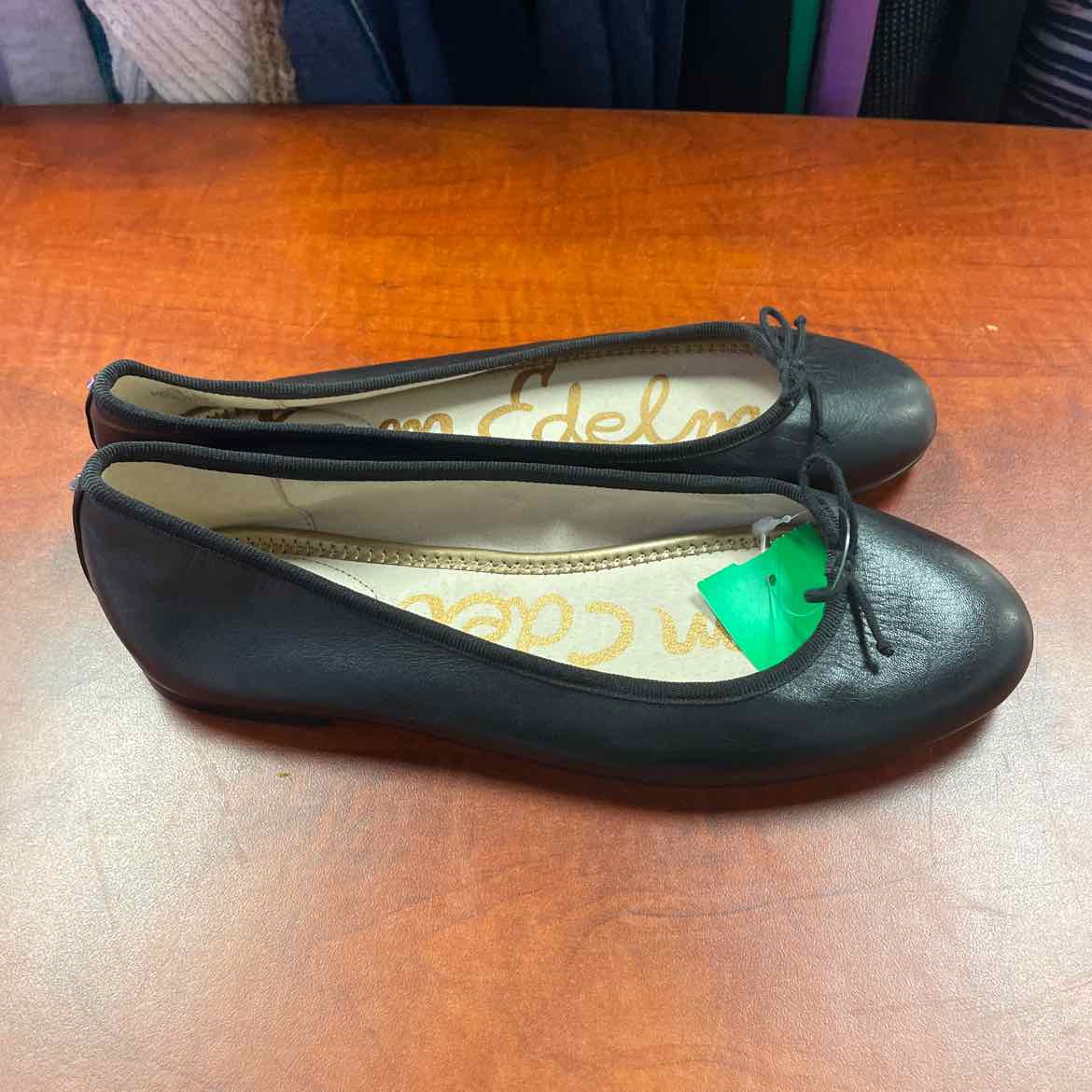 Sam Edelman Felicia Ballet Black Fiats Size 7 1/2