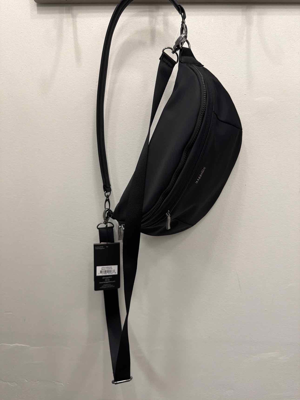 Baggallini Stanton Black Nylon Crossbody Sling Bag NEW