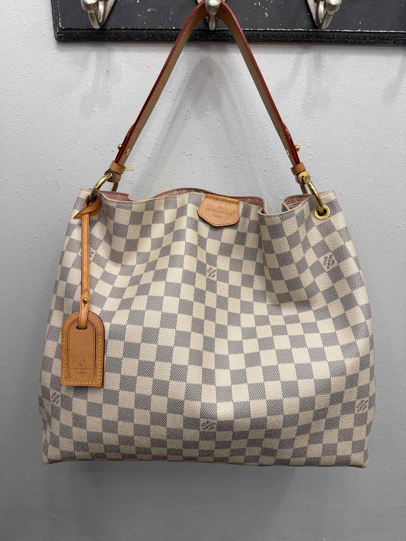 Louis Vuitton Damier Azur Gracefull MM Shoulder Bag Handbags
