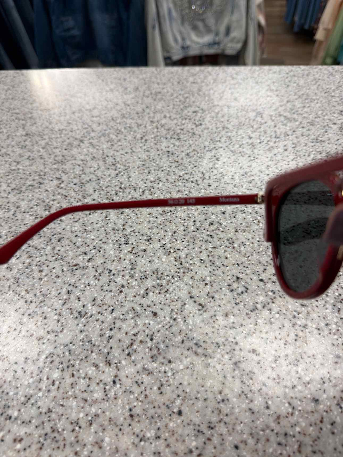 Anea Hill Montana Red Cat Eye Sunglasses