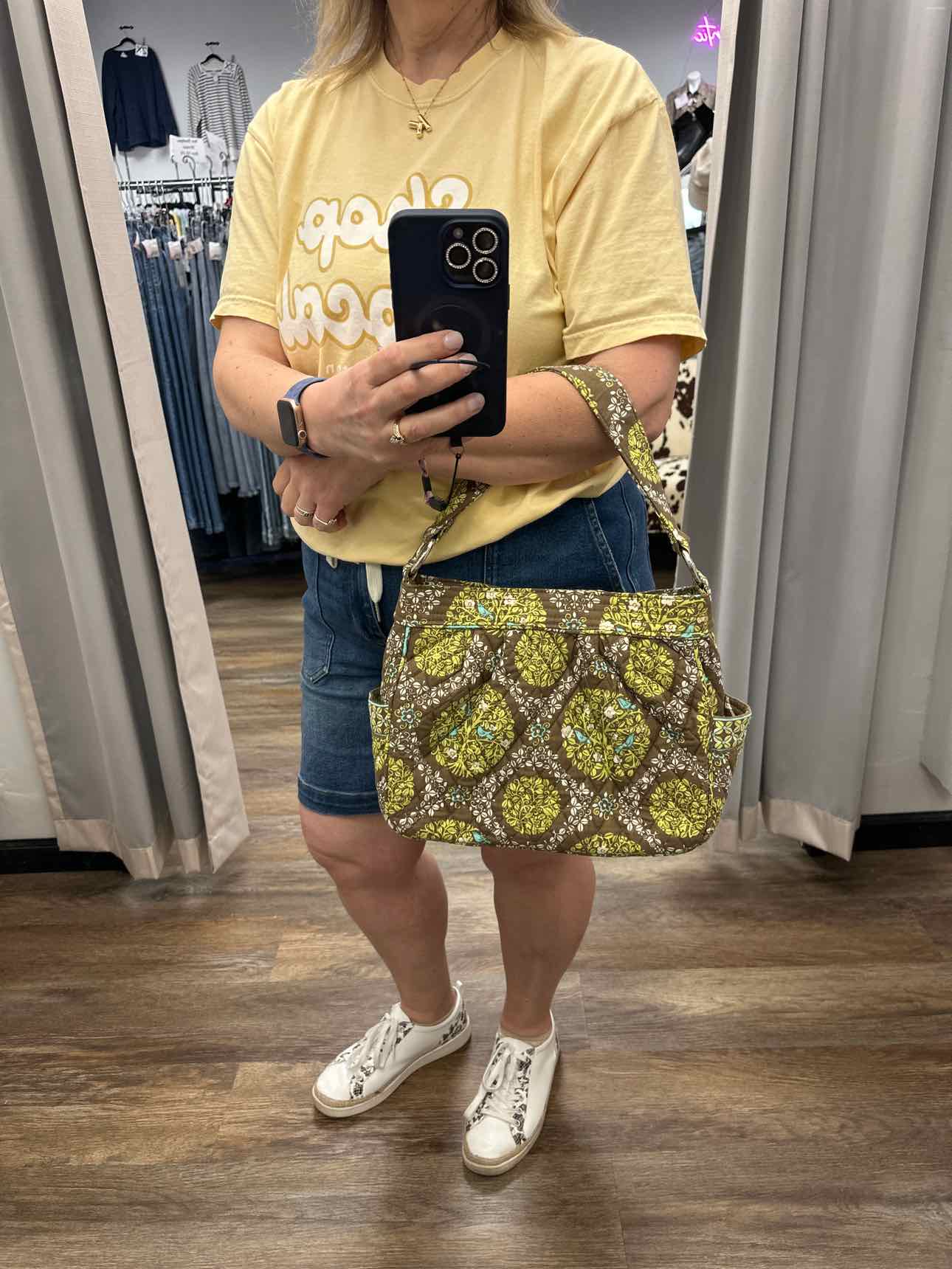 Vera Bradley Size Large Lime Green Handbags