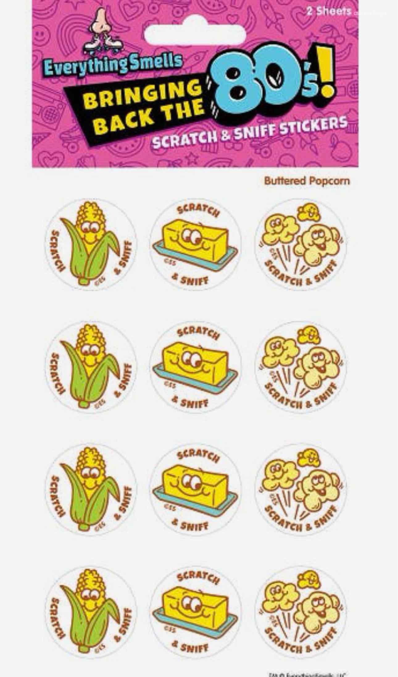 Scratch & Sniff Stickers 2-Pack Stationary