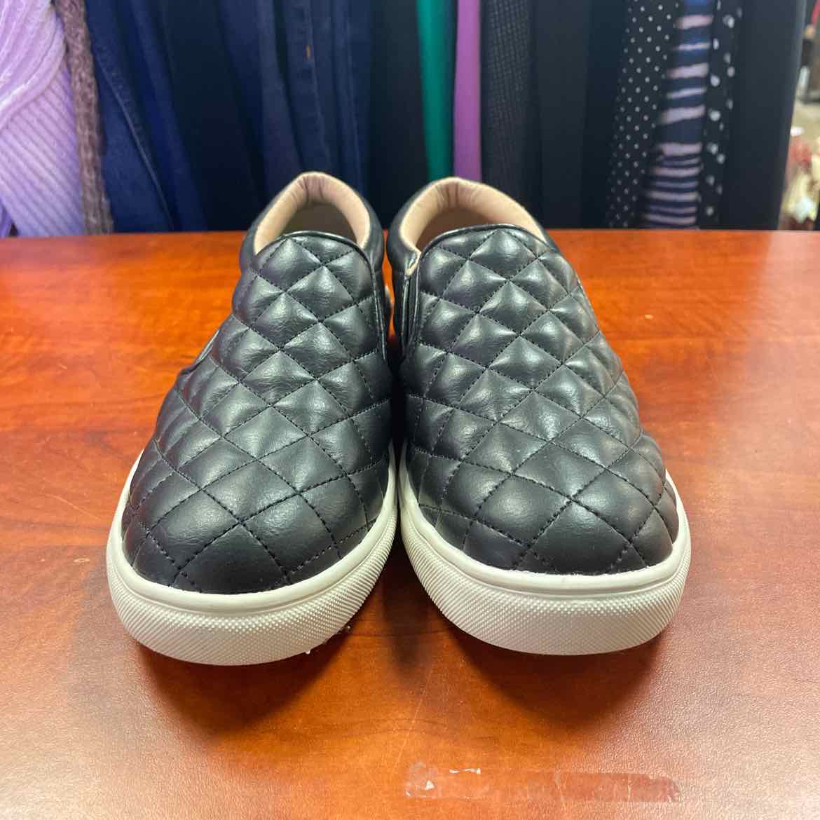 LifeStride Black Slip-On Square-Toe Comfort Shoes Size 6 1/2