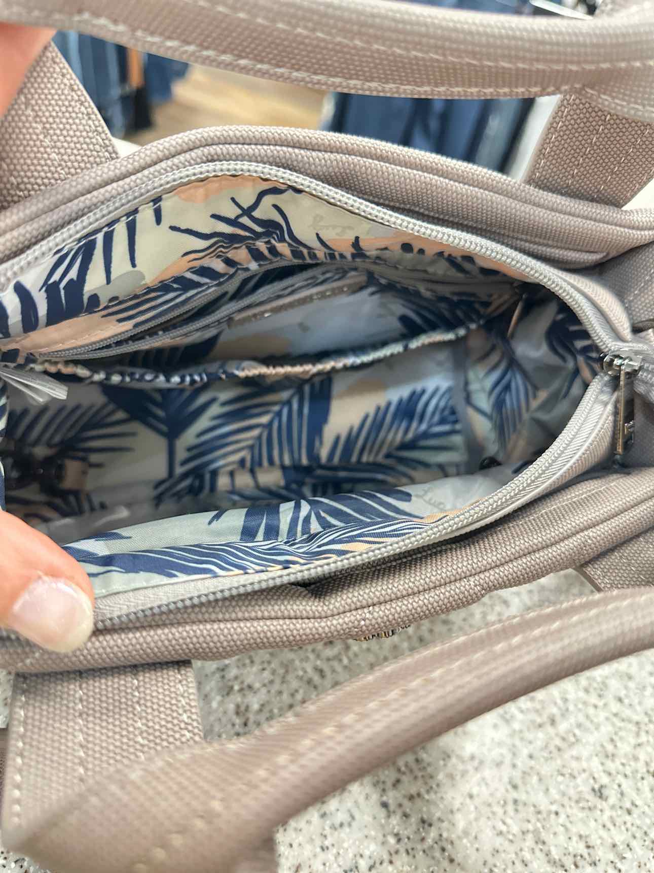 Lug Size Medium Gray Handbags