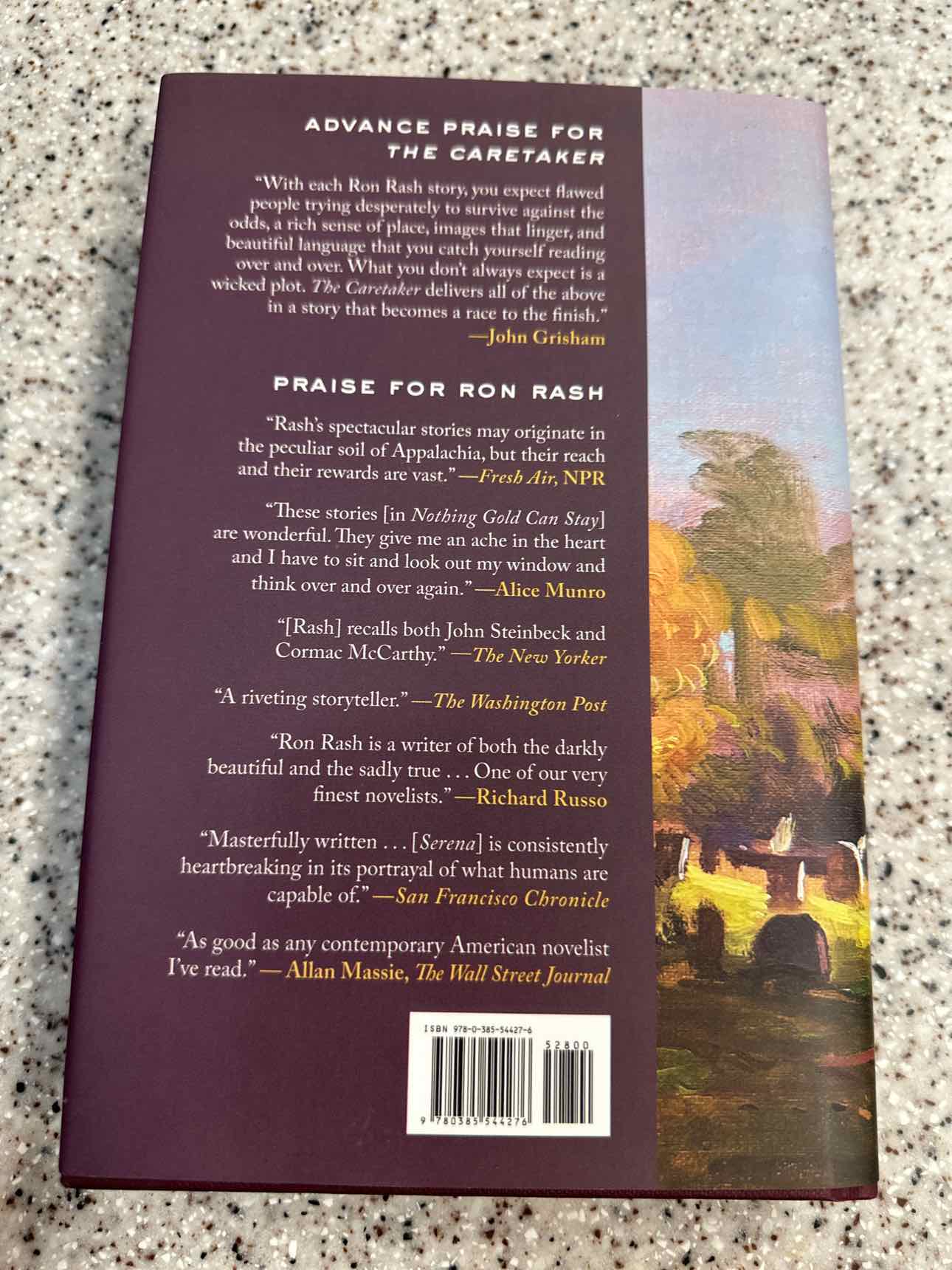 The Caretaker by Ron Rash Hardcover Book