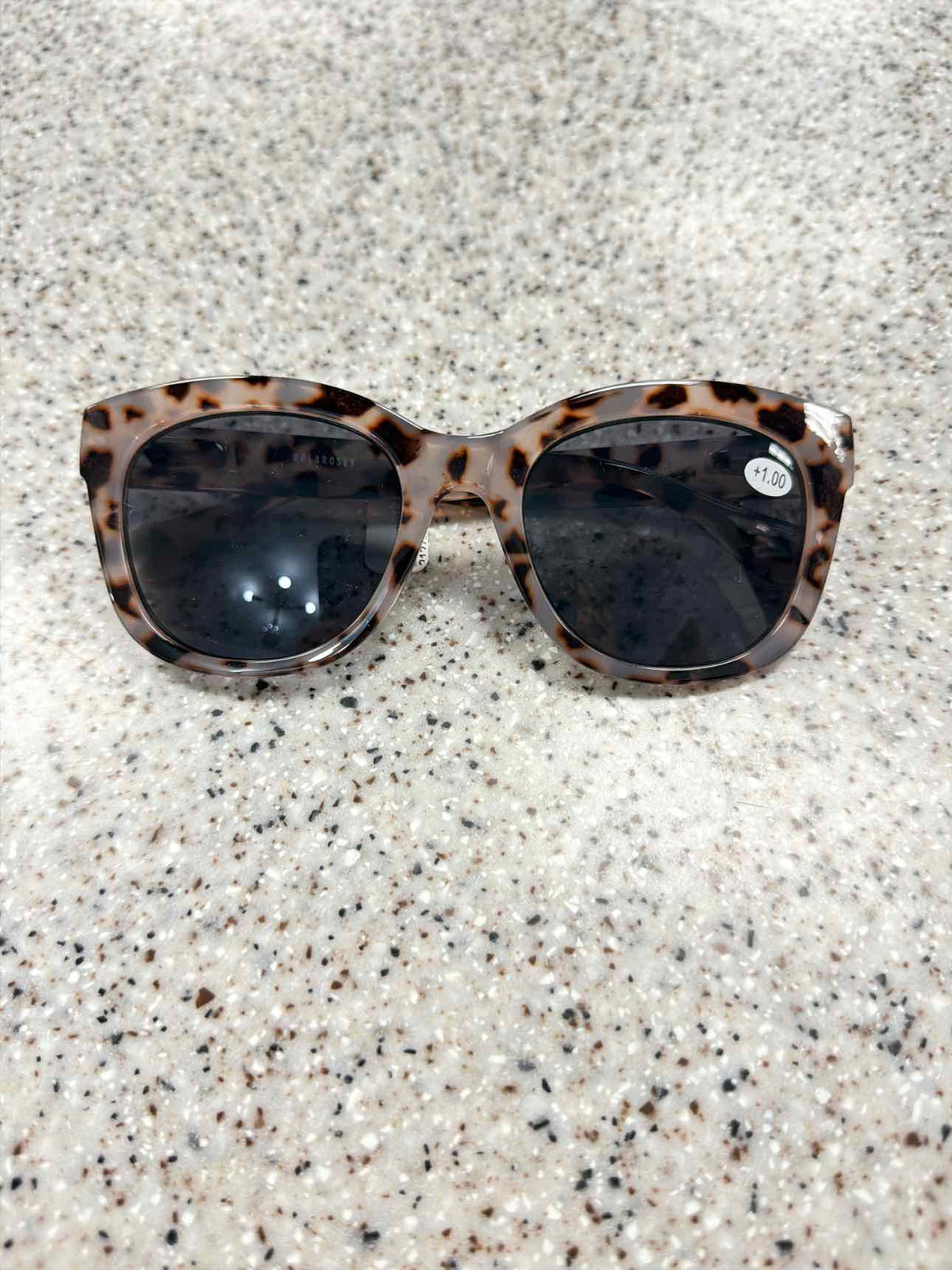 Tortoise Shell or Solid Cheater Reader Sunglasses