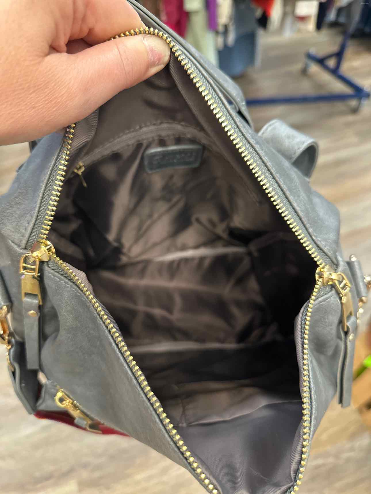 Julia Rose Size Medium Gray BackPack