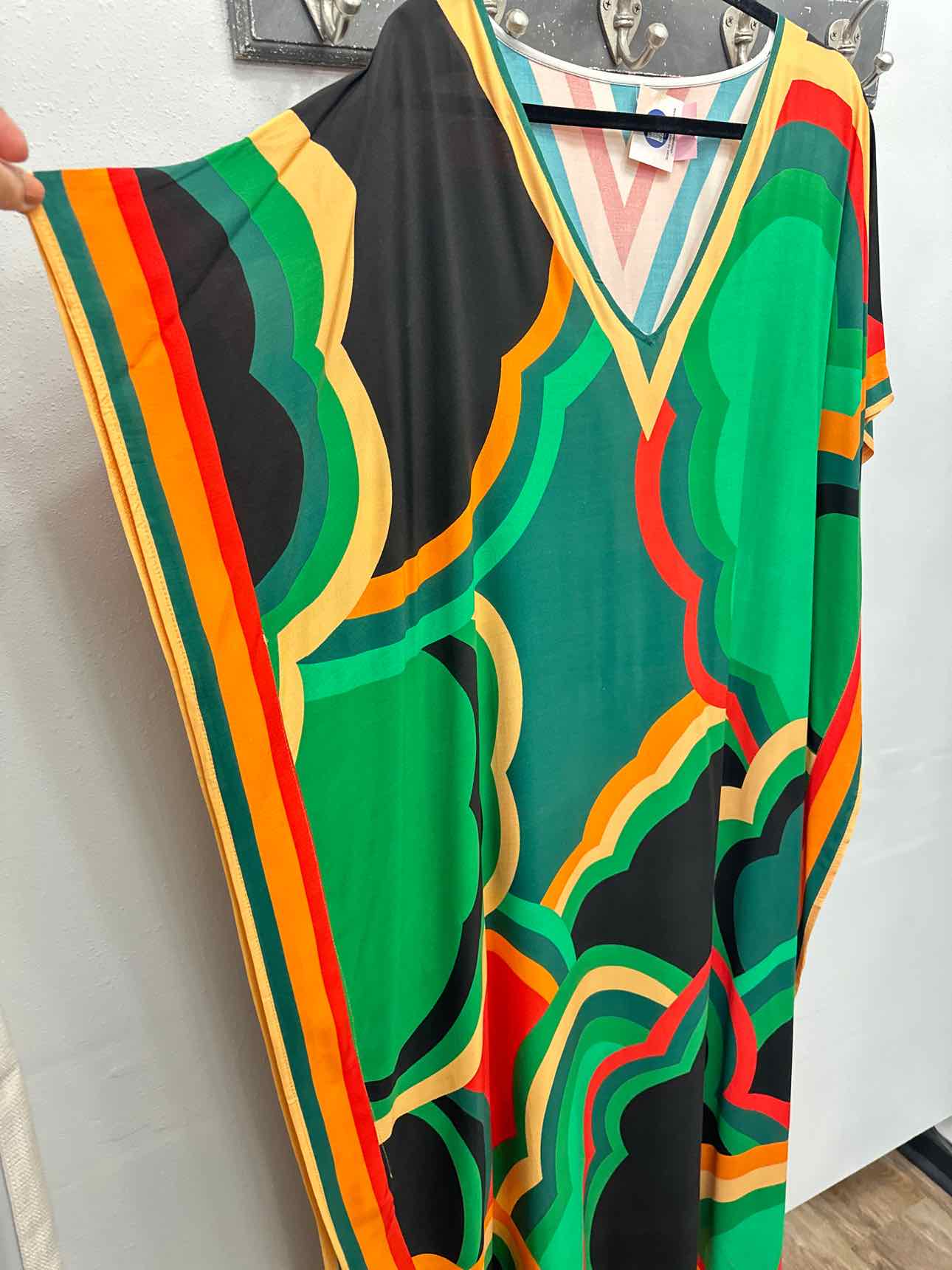 Kaftan Dress V-Neck Swimsuit Beach Cover Up Mumu MuuMuu Dress