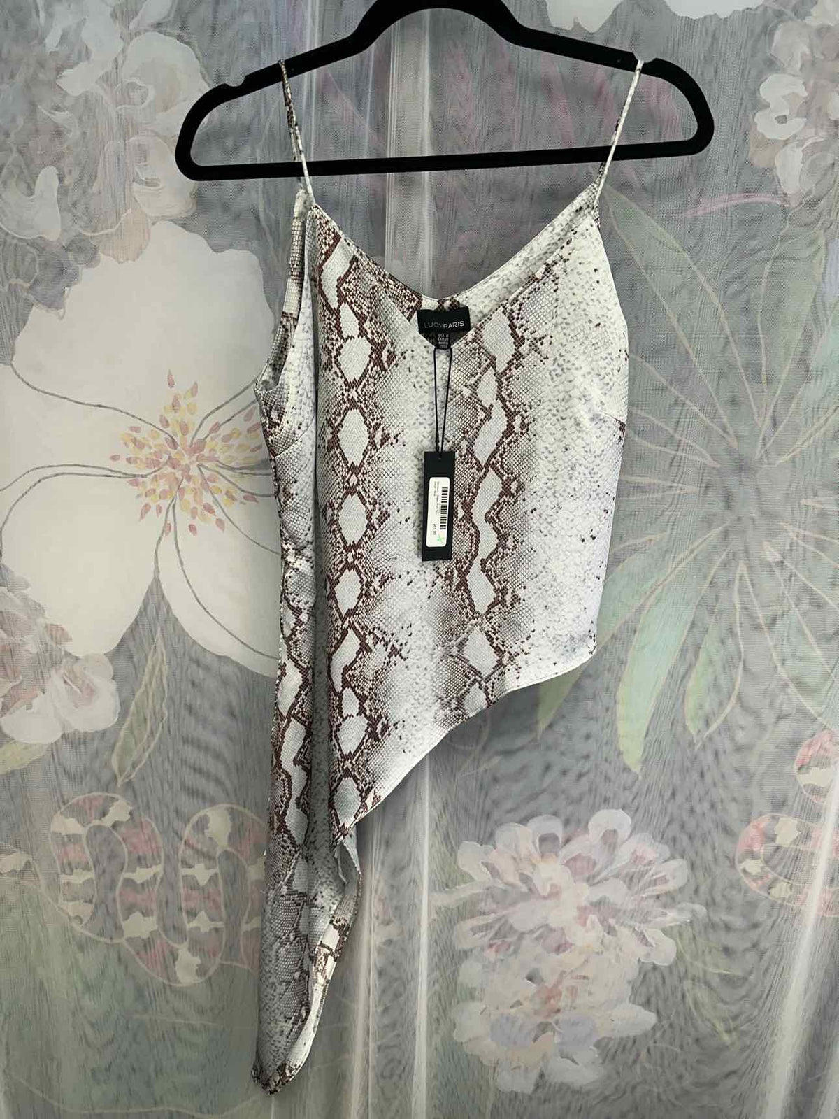 Lucy Paris Size Small Grey Top
