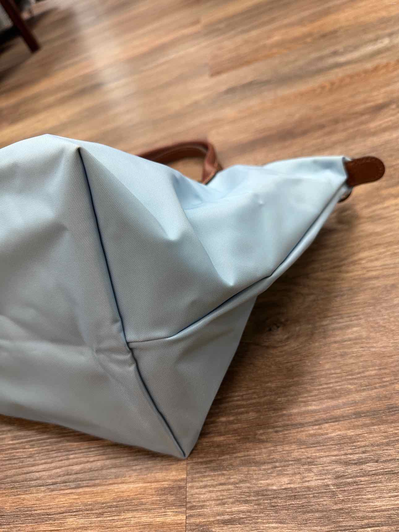 Longchamp Le Pilage Nylon Tote Bag Light blue Handbags