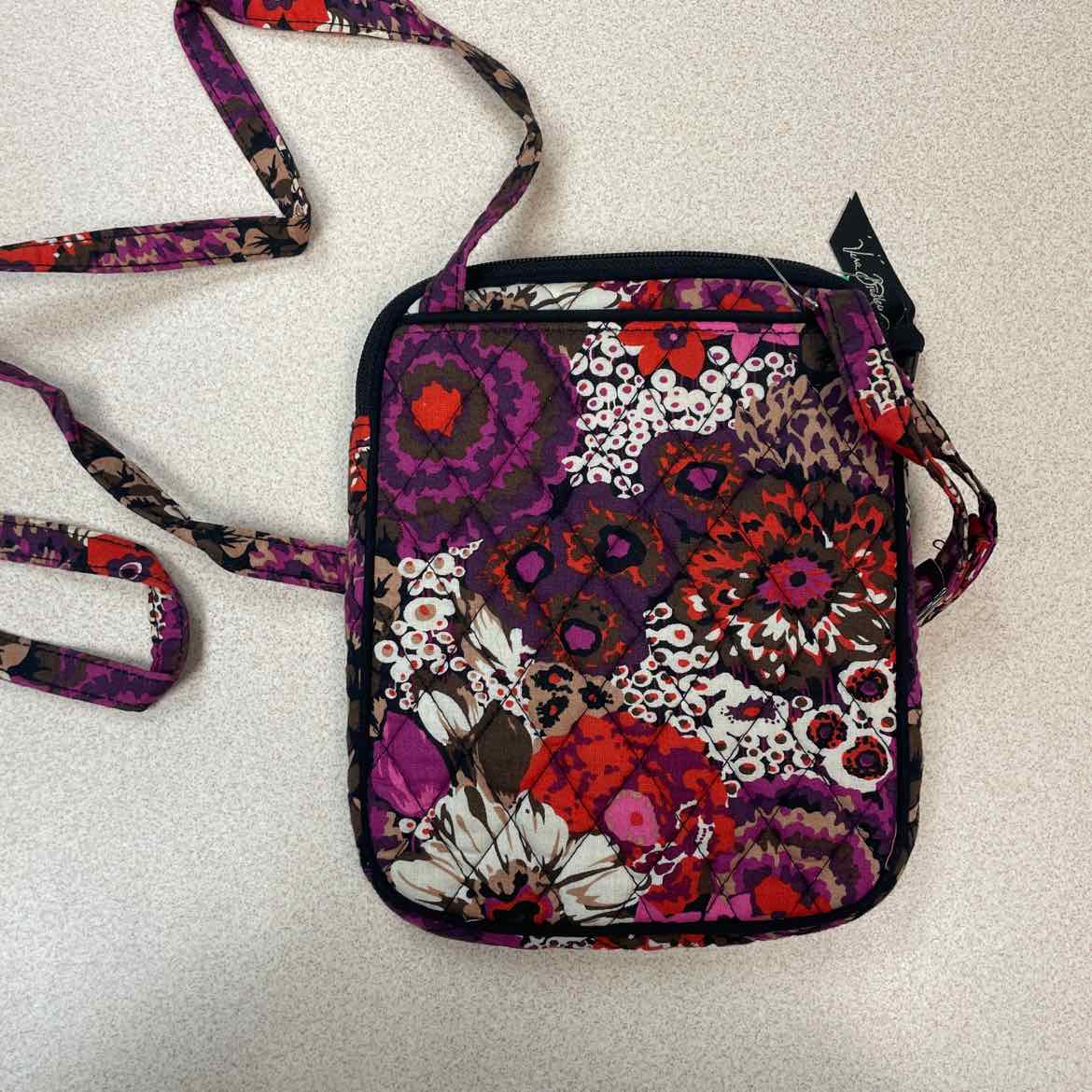 Vera Bradley Mini Hipster Crossbody Bag Rosewood Pattern