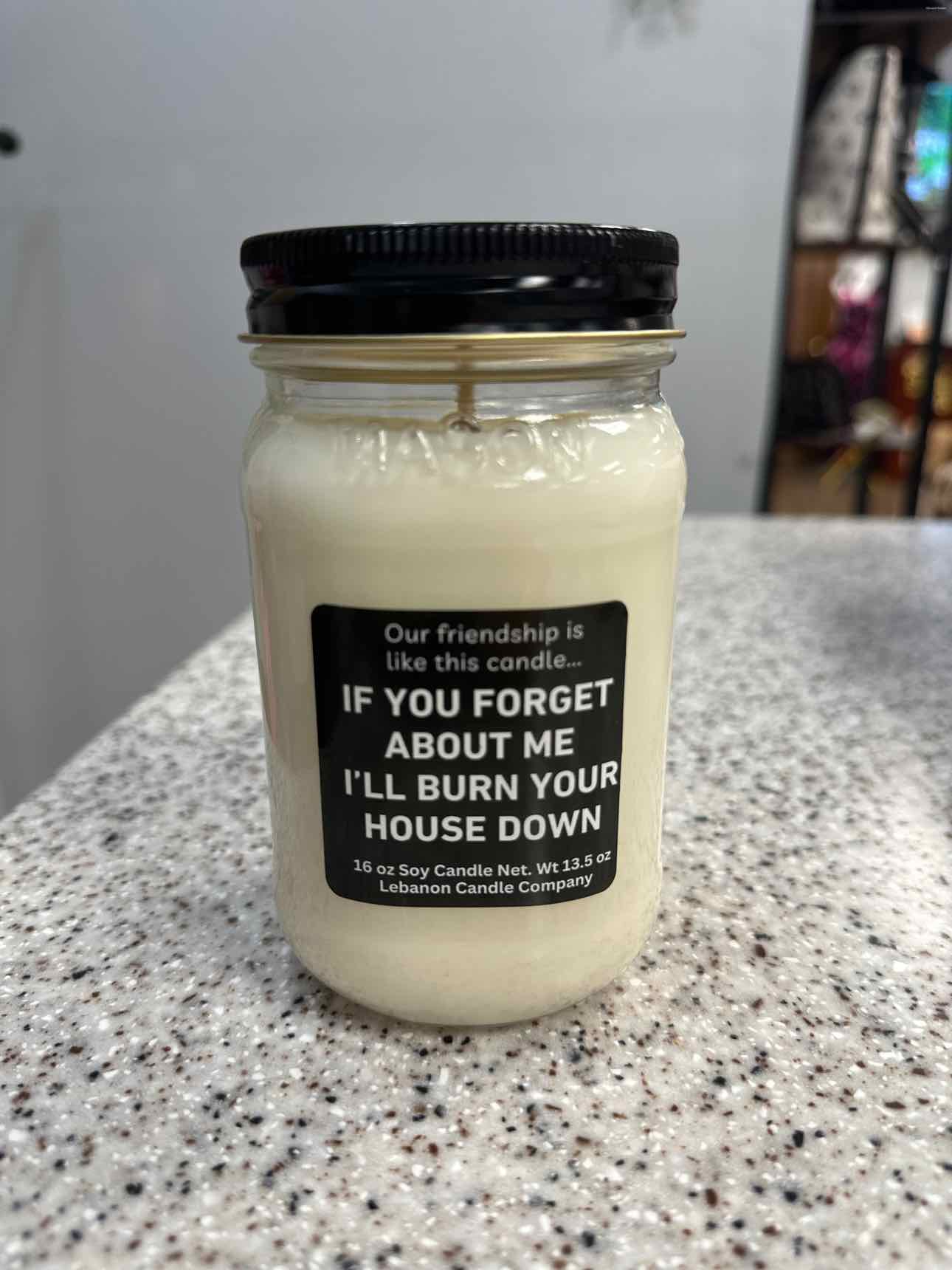 Lebanon Candle Co Size 13.5 oz 100% Soy Mason Jar Candle