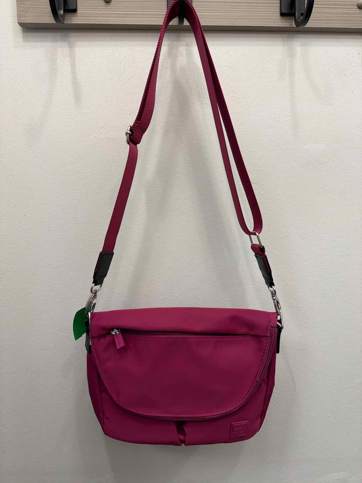 IHKWIP The Sidekick Foldover Medium Pink Crossbody Bag
