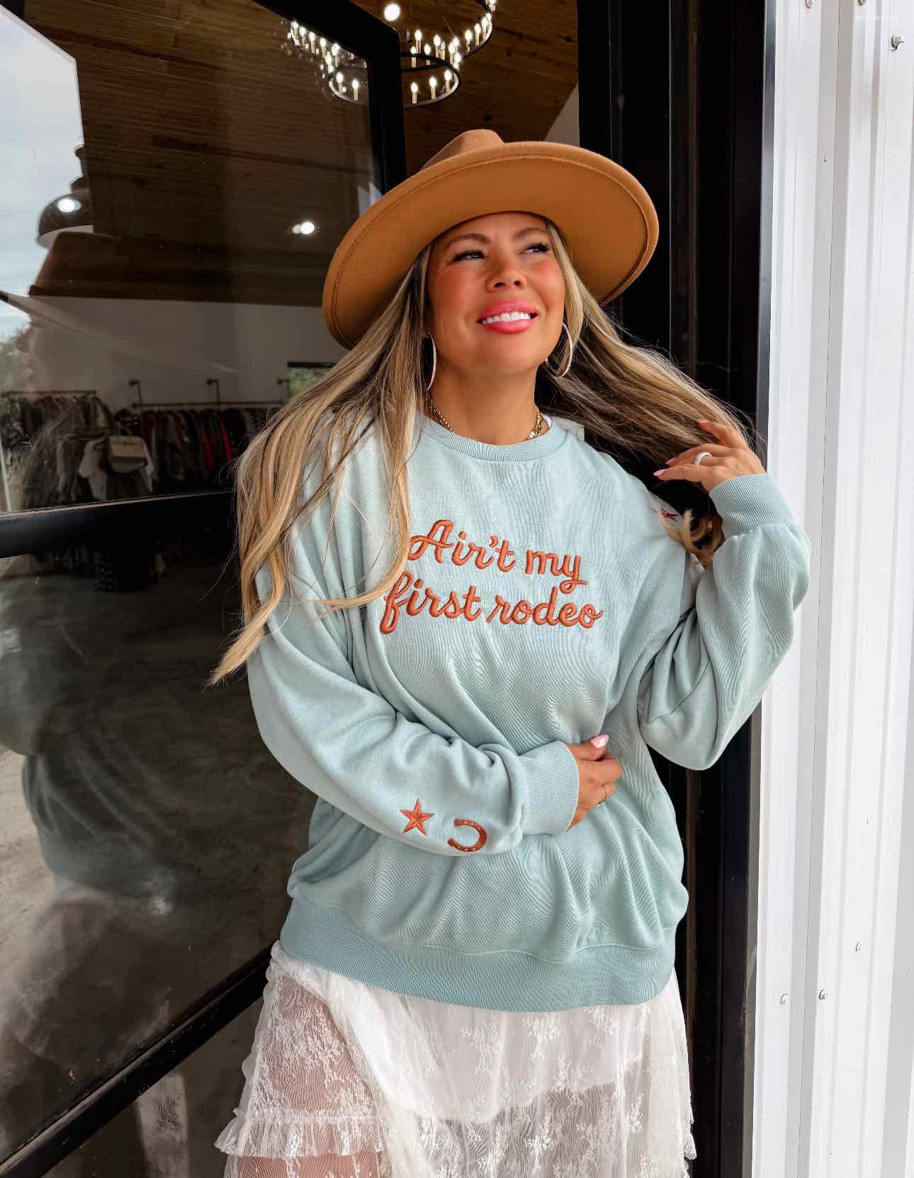 This Ain't My First Rodeo Pullover Sweatshirt