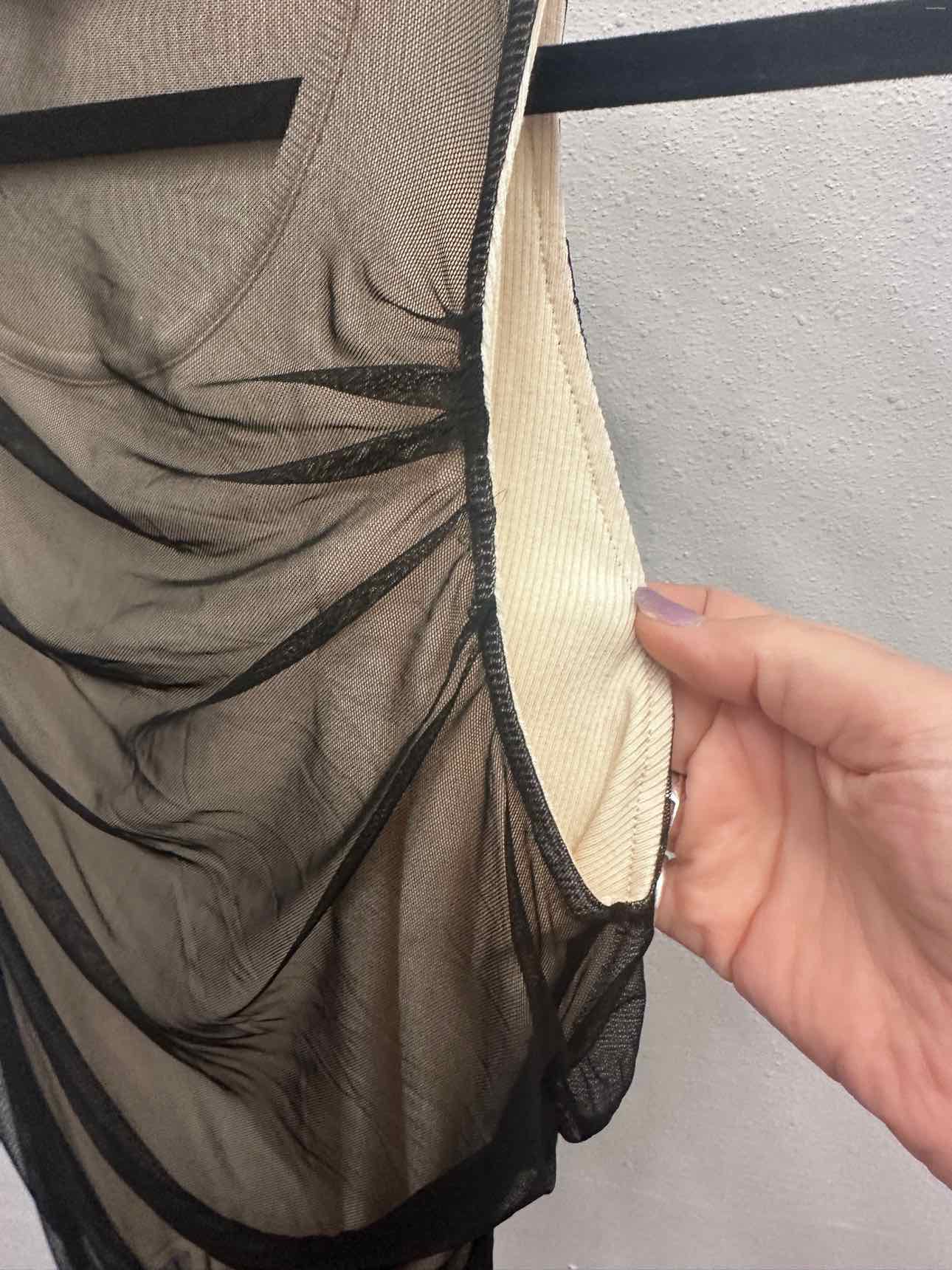 Kirstie Sheer Mesh Top with Underlayer Tank Top